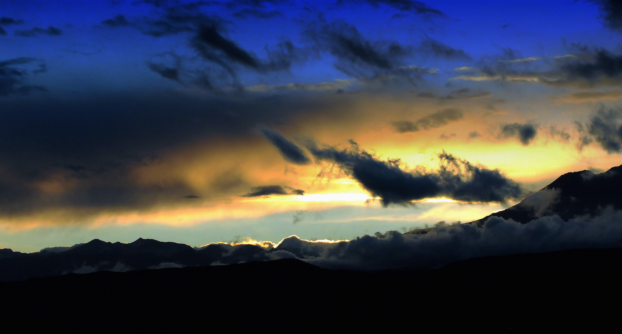 Tramonto sulla Cavallaria, Piemonte