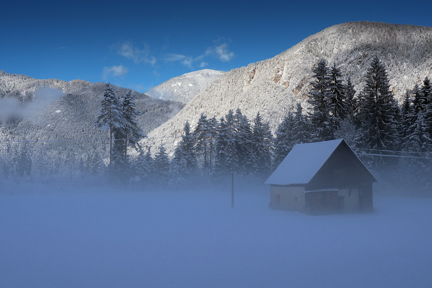 Valbruna - luce d'inverno