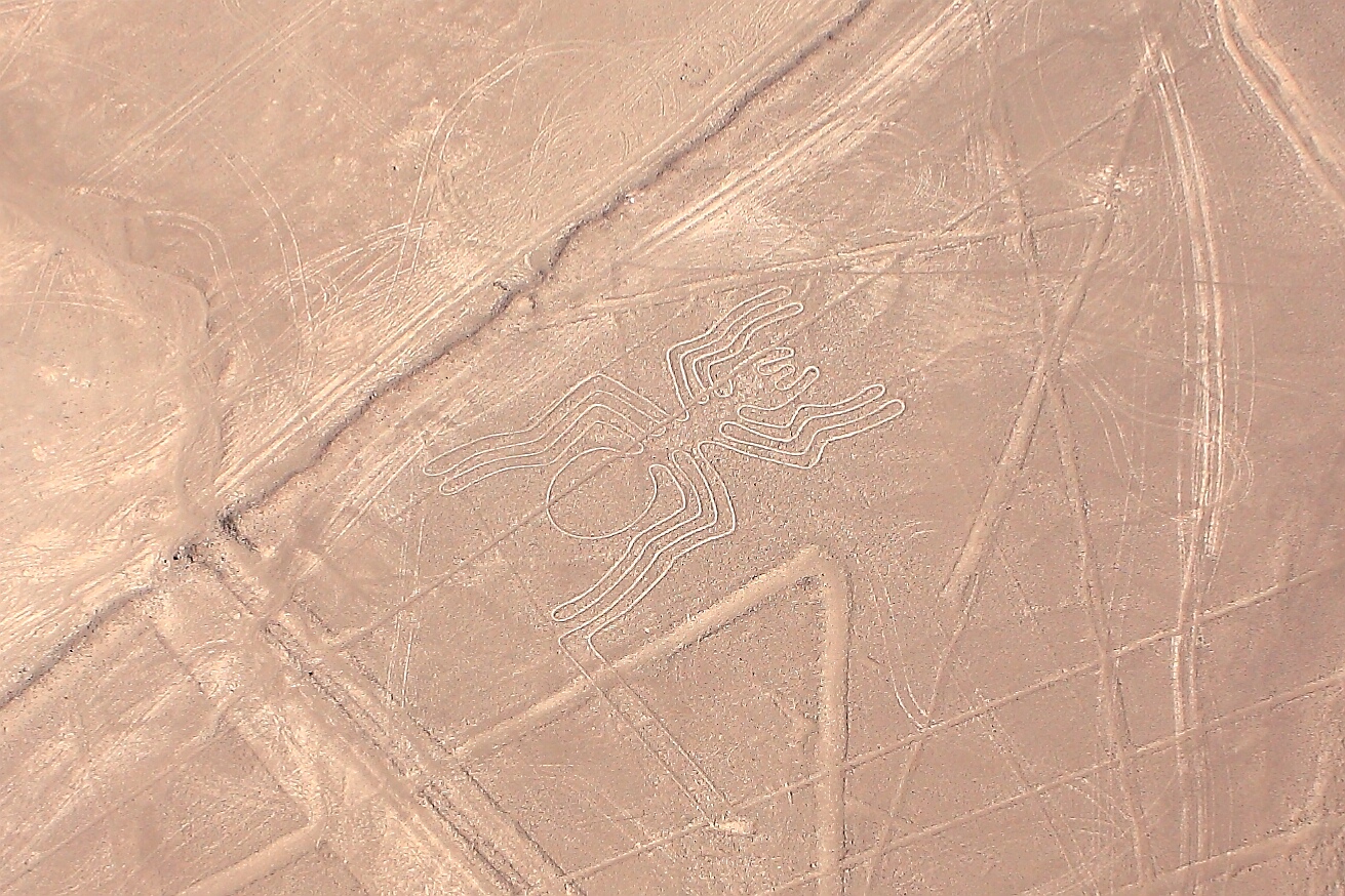 Il Ragno (45 metri), Linee di Nazca (foto aerea)