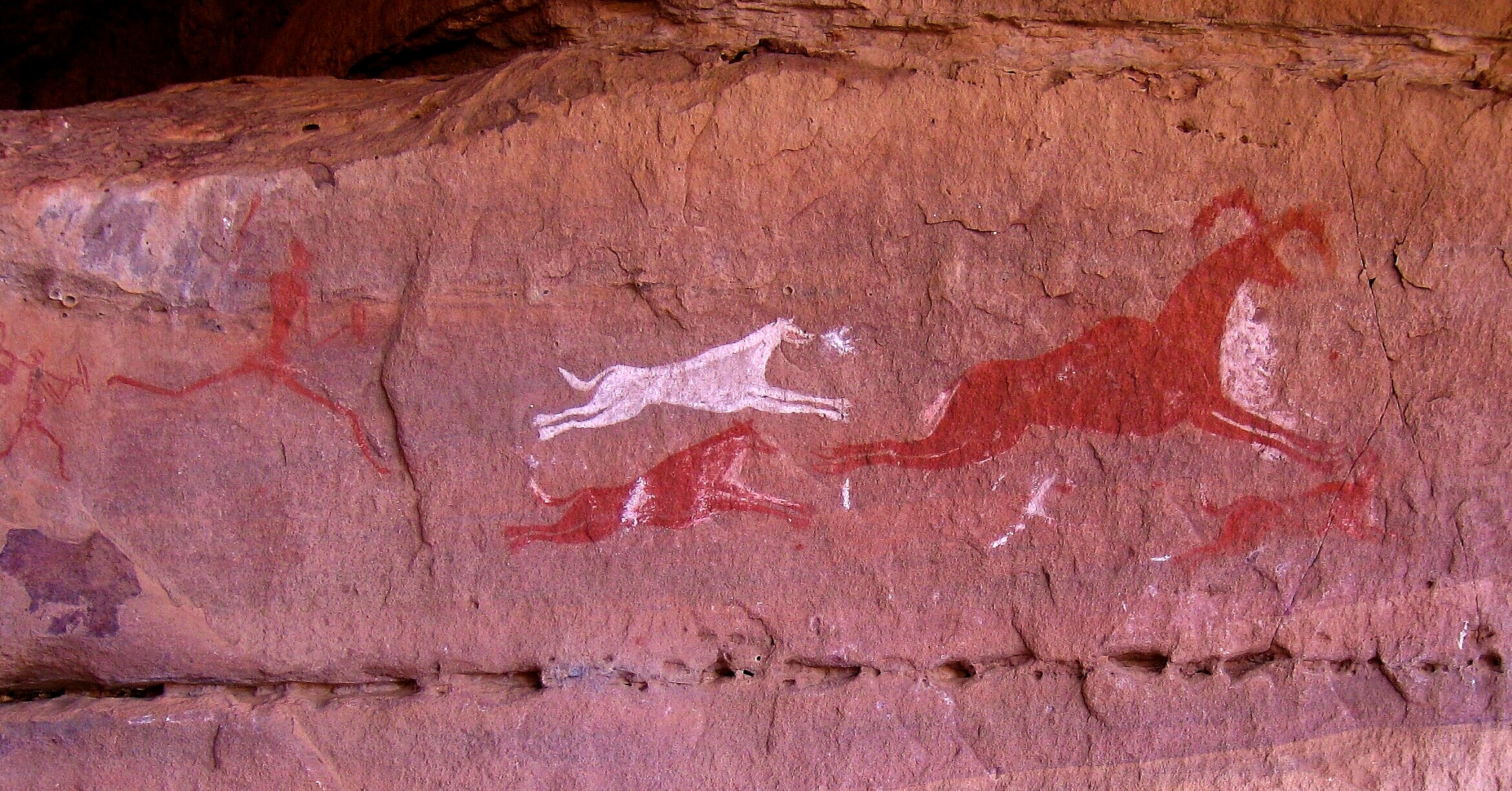 Rock paintings, Tadrart Acacus in the Sahara