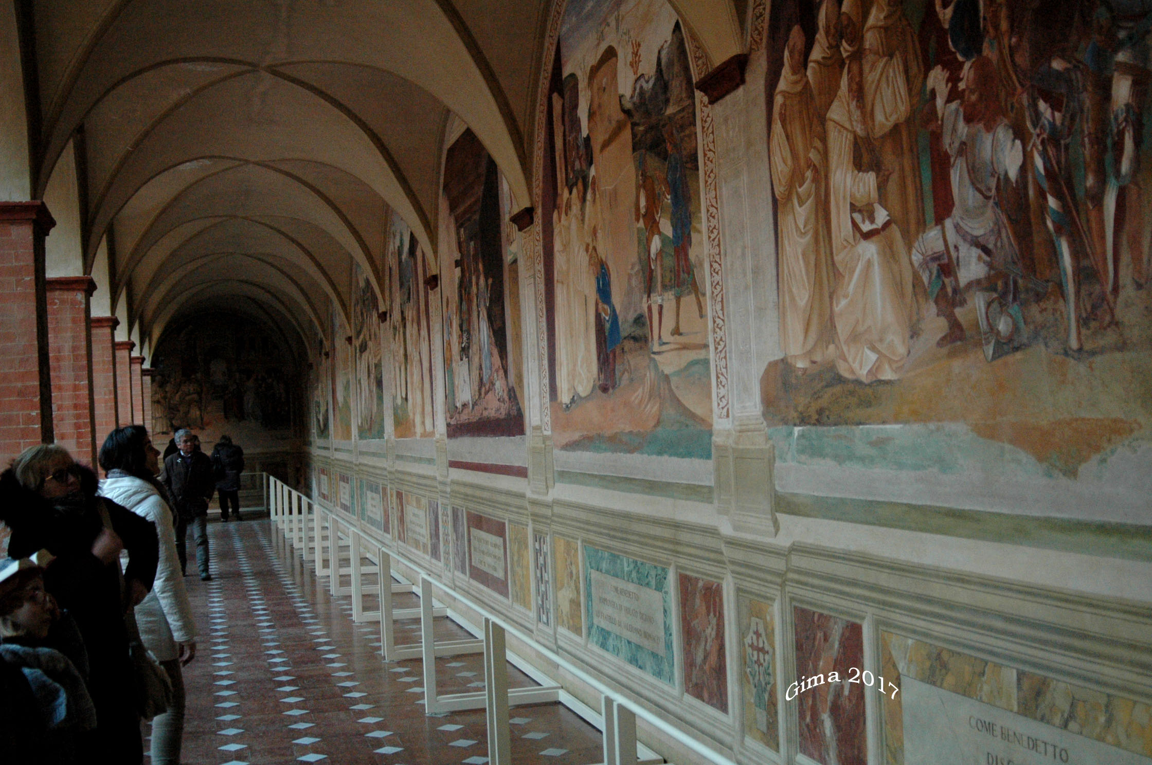 all'interno dell'Abazia