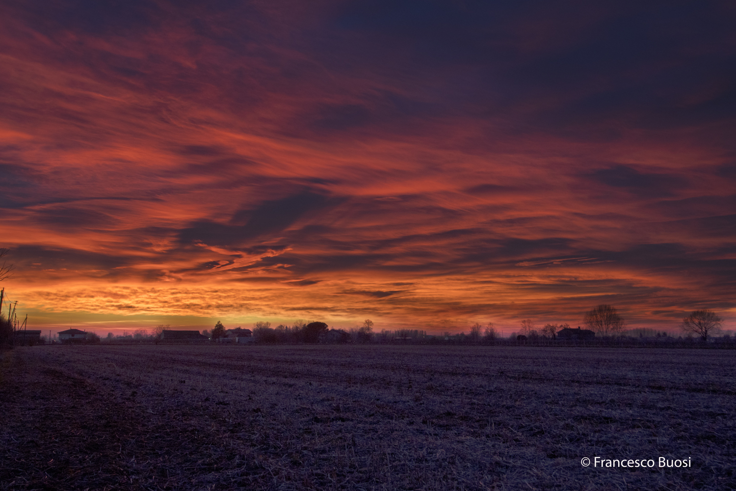 Christmas Eve on fire