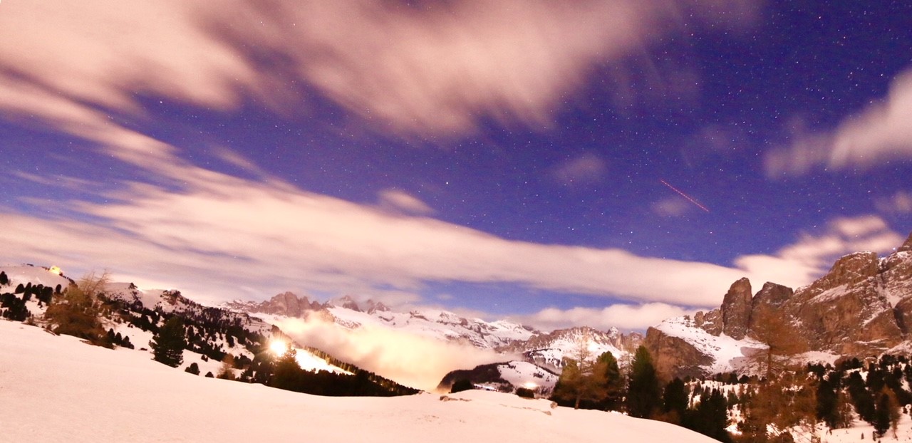 Christmas night in Val Gardena