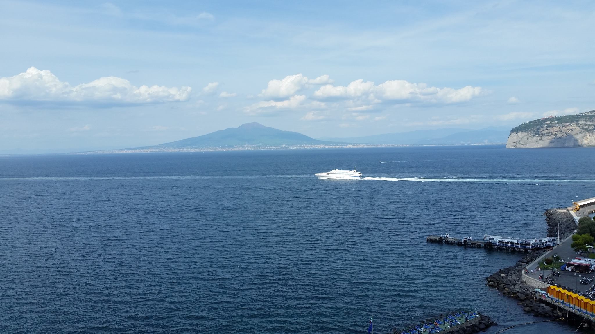 Naples view of Sorrento