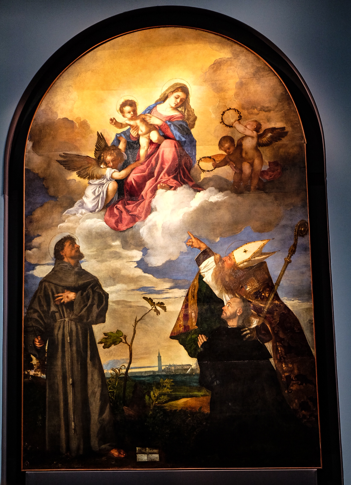 the sacred conversation of the Titian