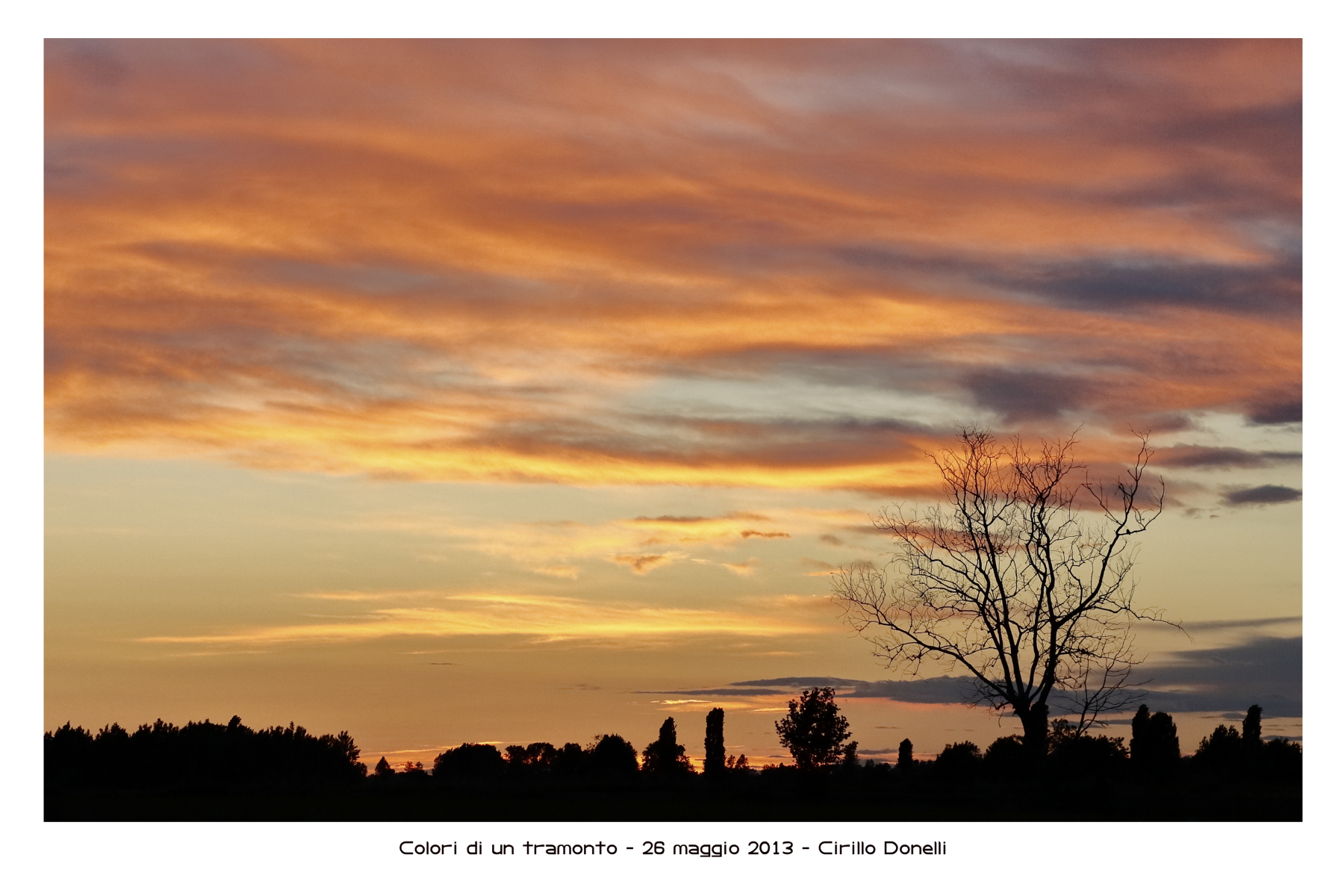 Colori di un tramonto