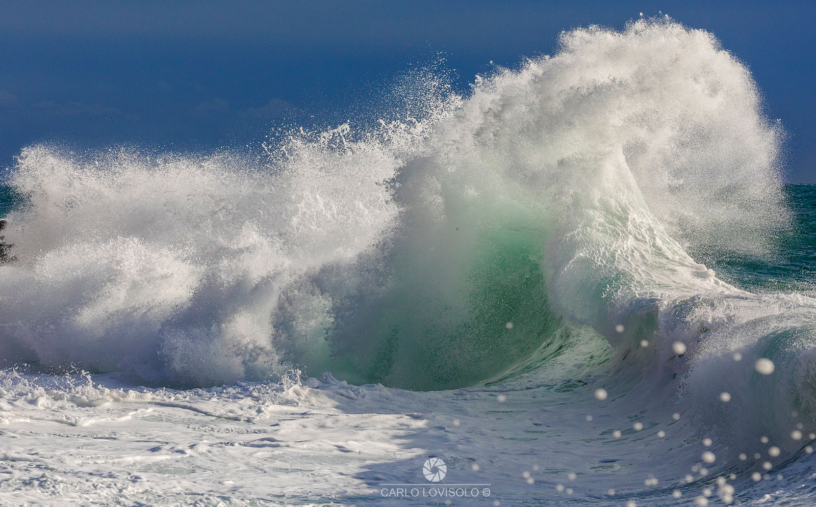 Ligurian sea reflected wave