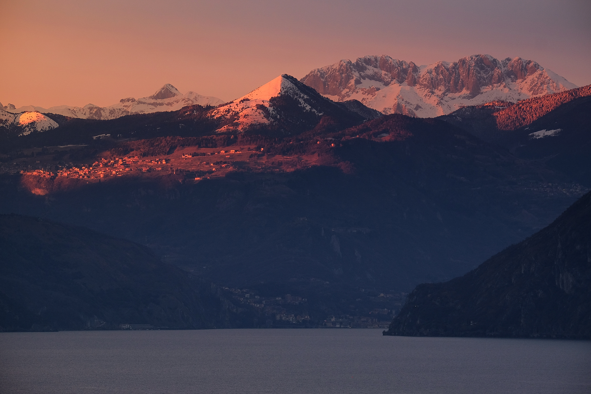 Sunset from Monte Isola