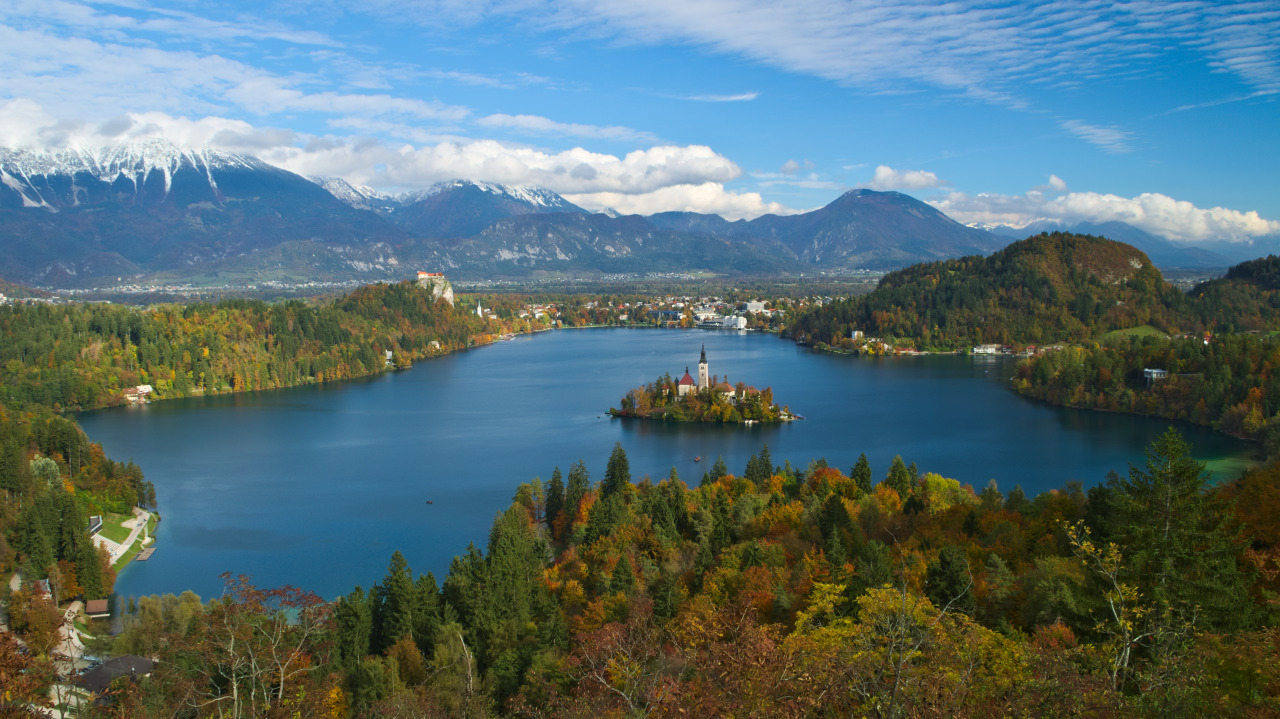 Lake Bled in autumn version