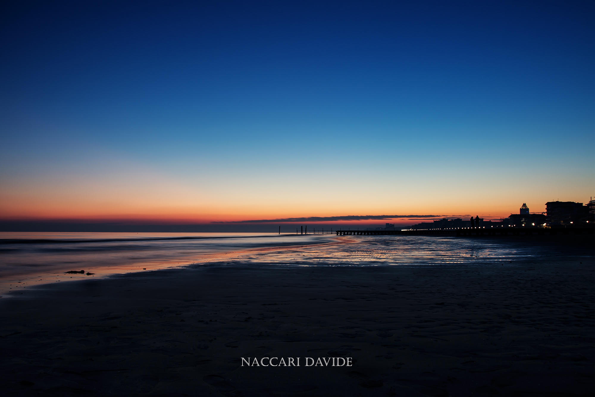 Tramonto a Jesolo- Ora Blu.