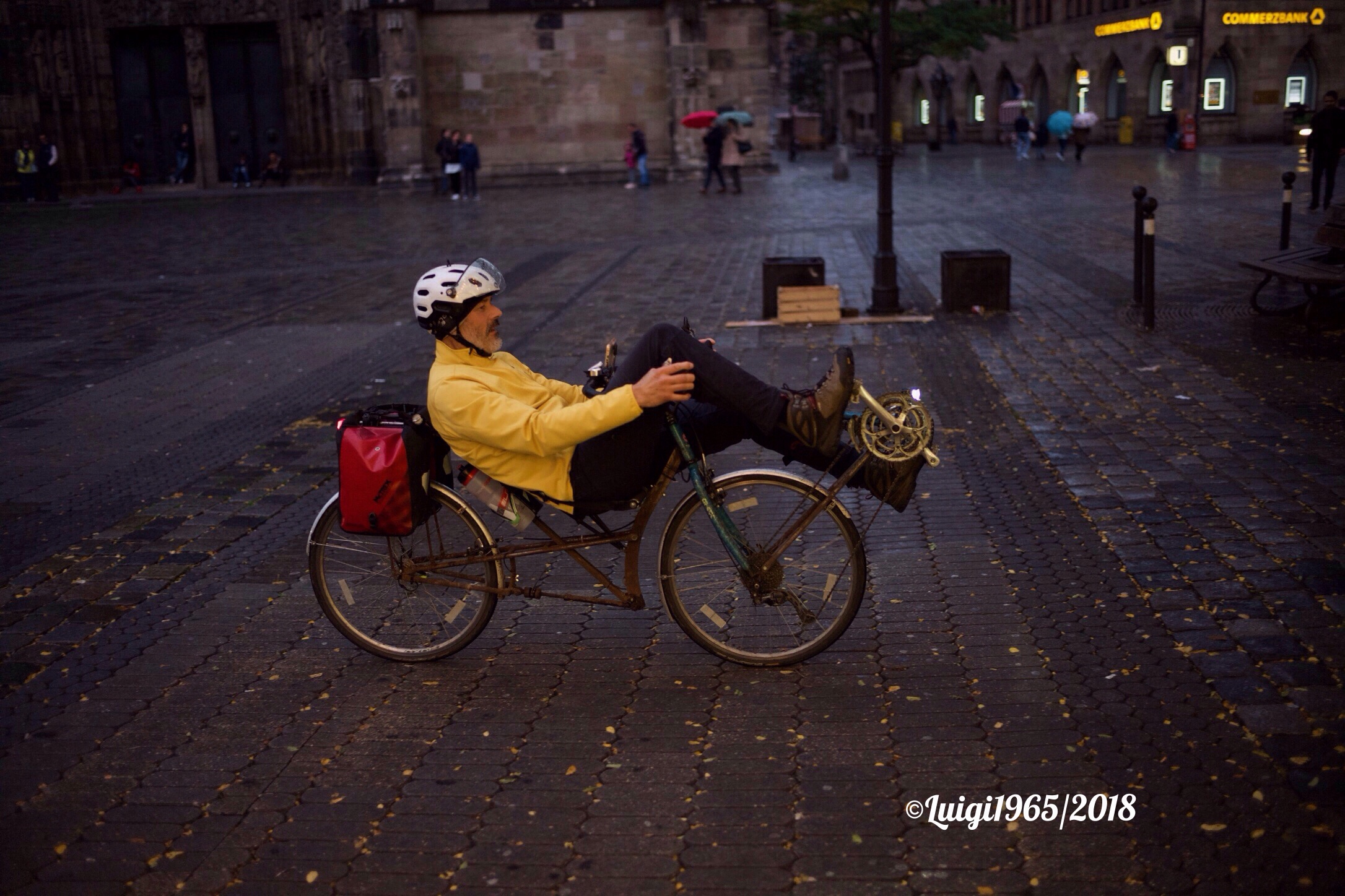 I pedalo comfortable.