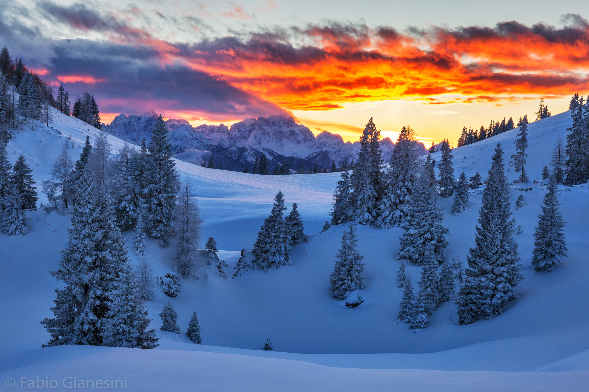 Tramonto dal Monte Dobratsch (2)