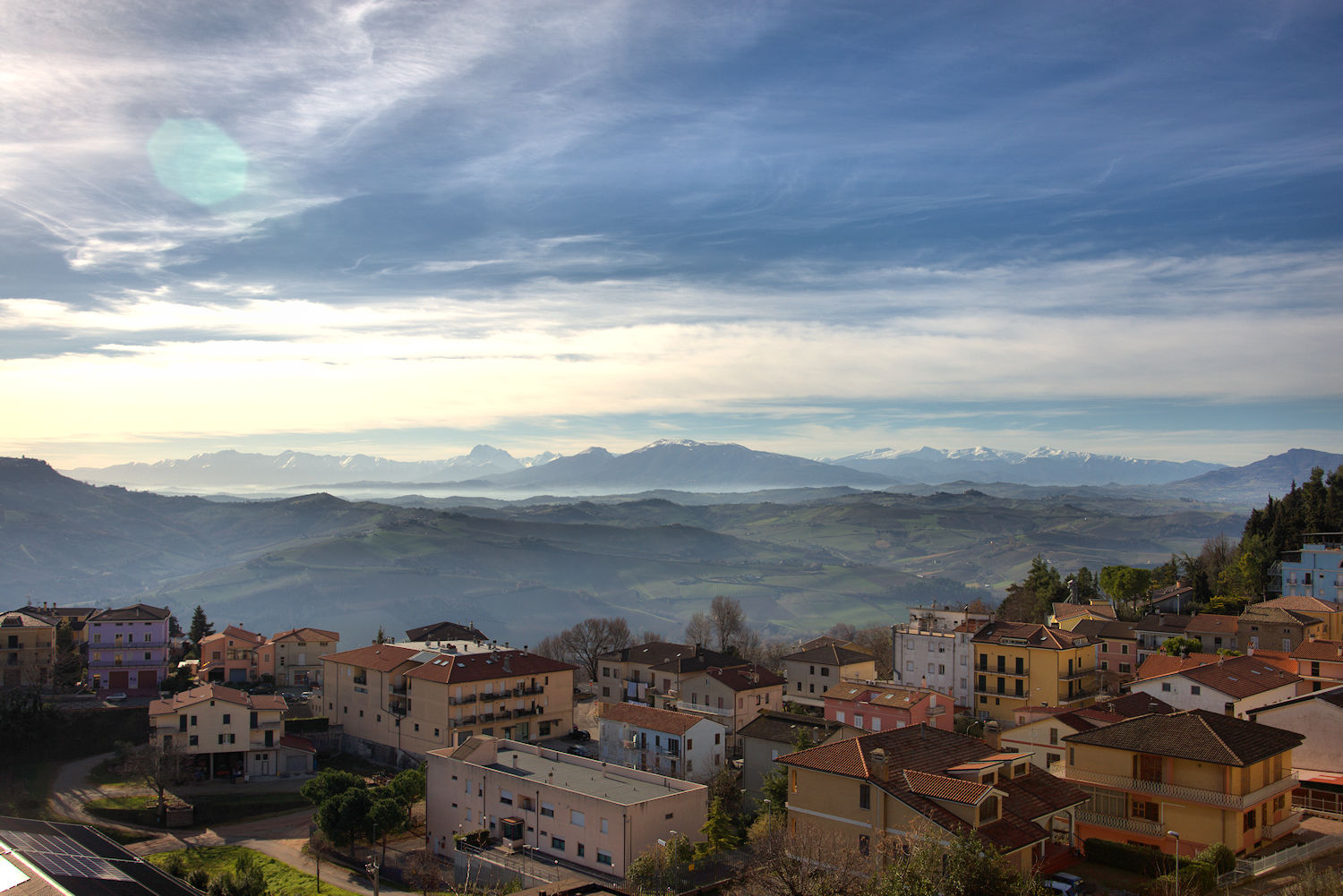 Sibillini mountains from Montefiore dell'Aso