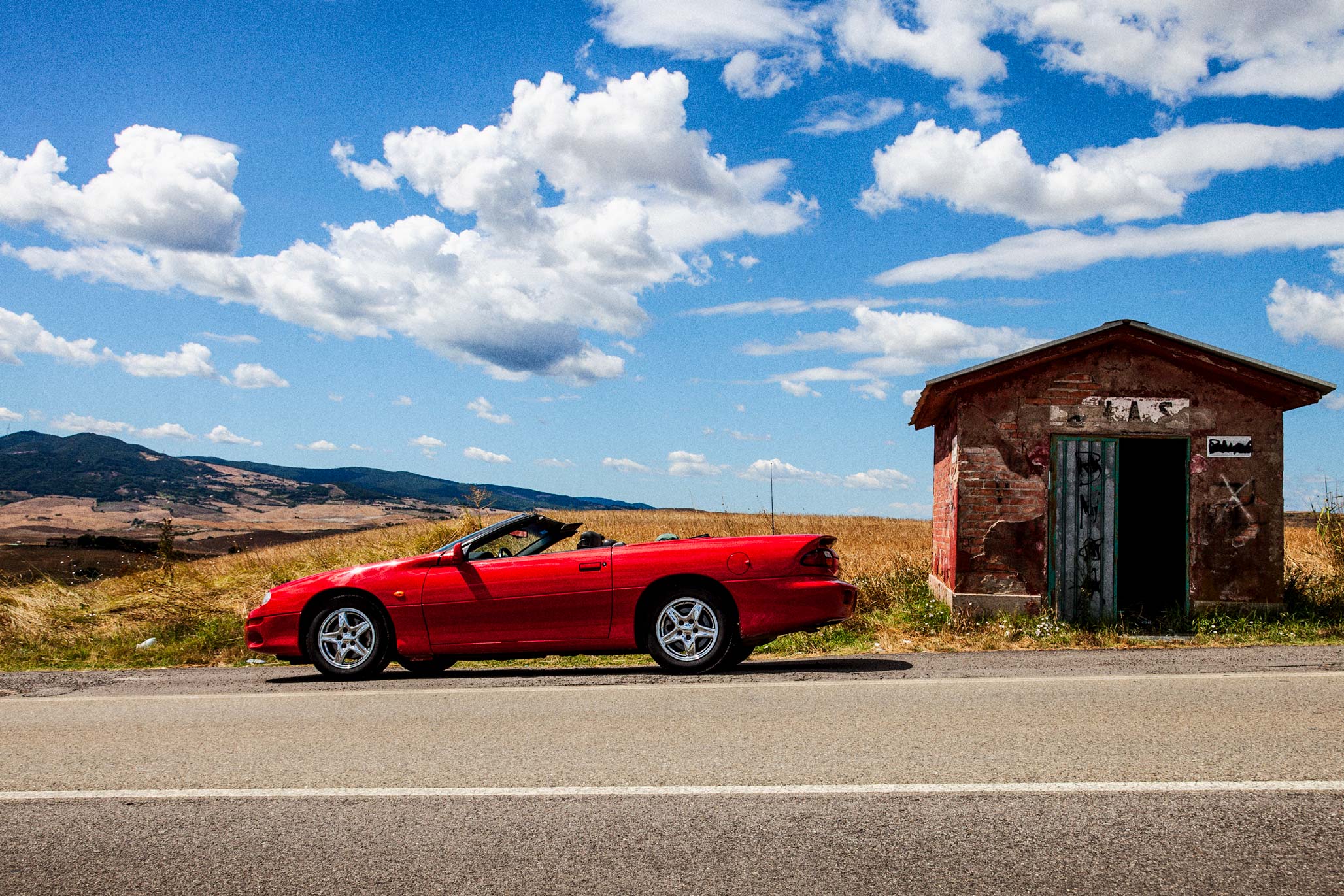 Una Camaro a spasso per la Toscana