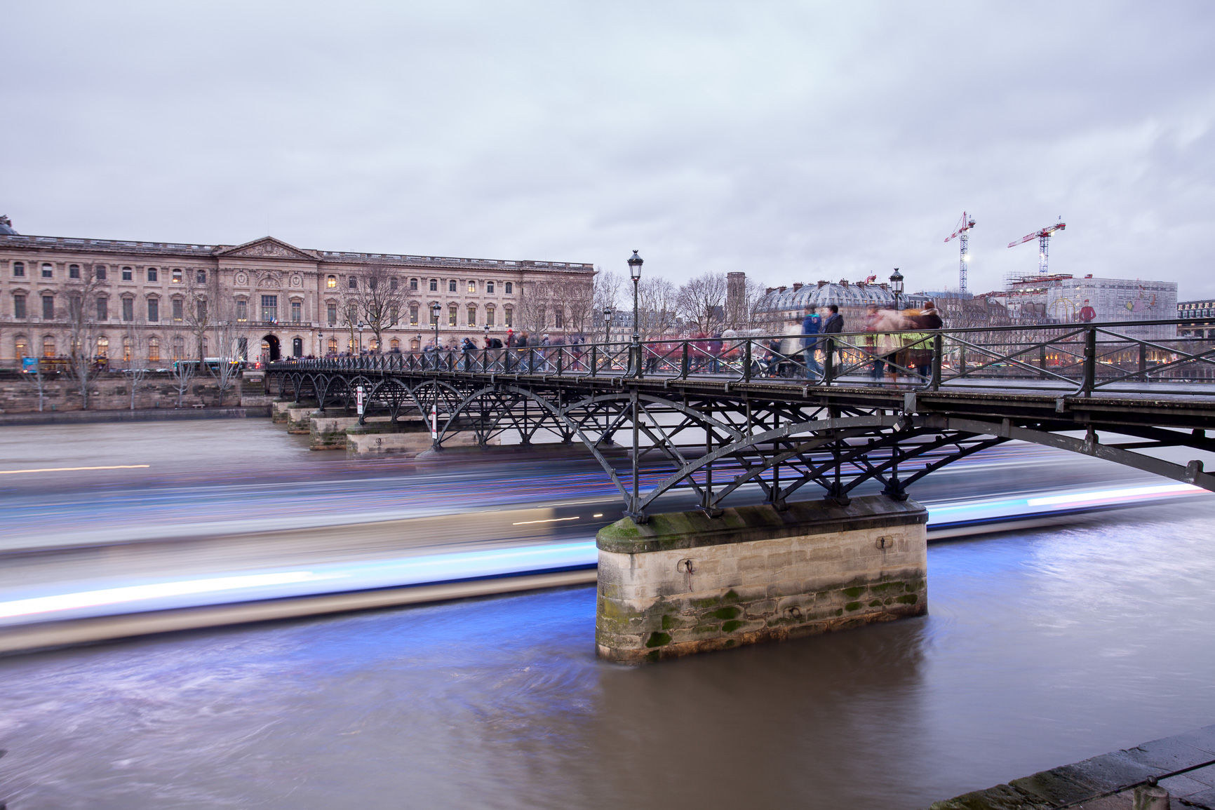 Trails of light in Paris