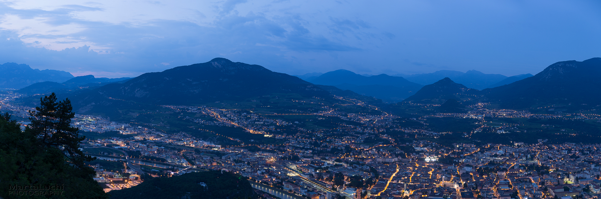 Panoramica di Trento