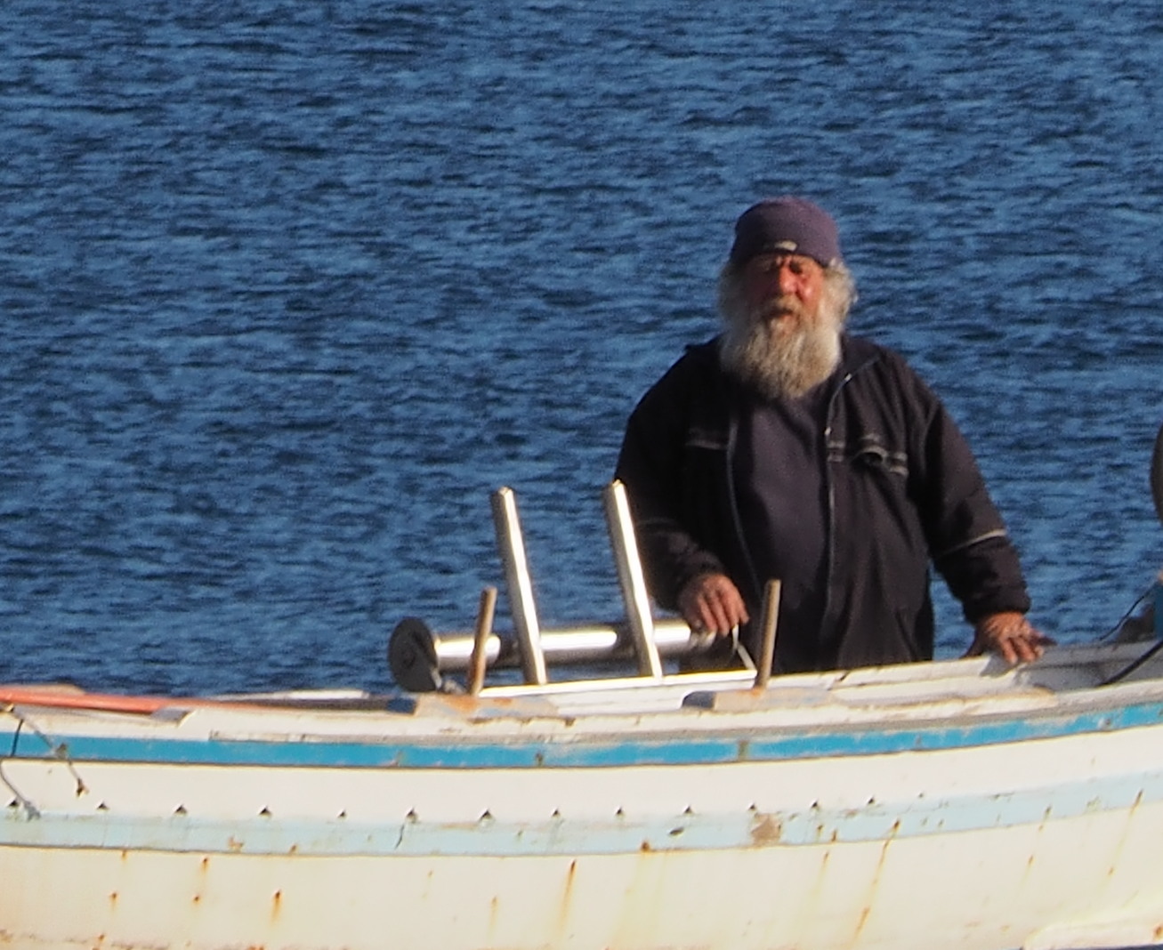 fisherman with stromboli