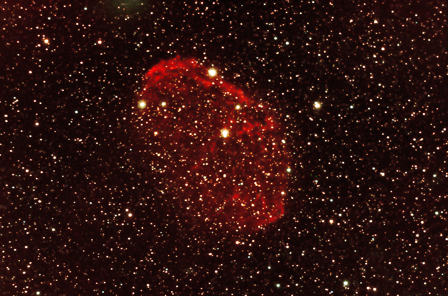 Crescent nebula!!