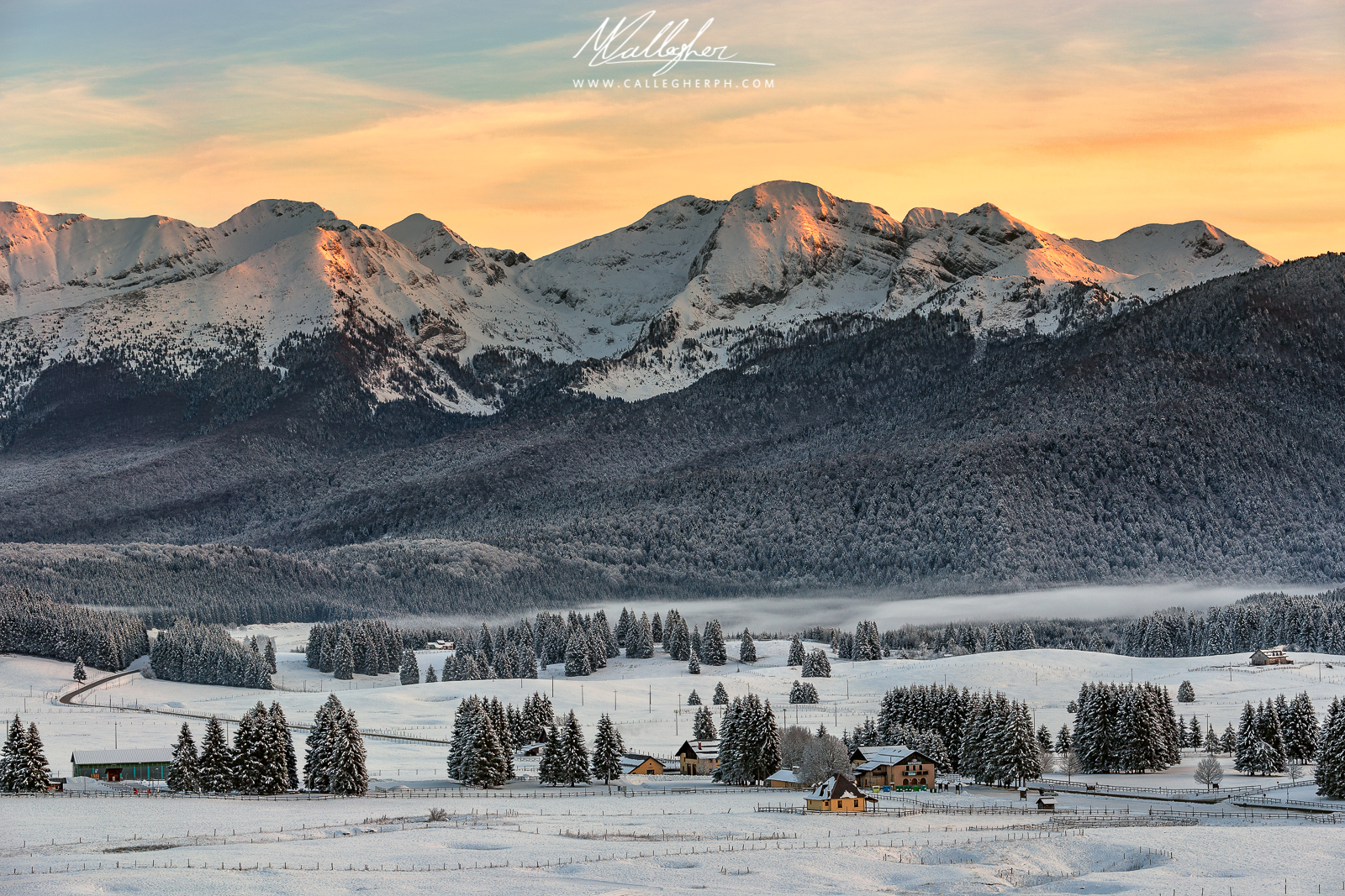 Il sole sta per sorgere