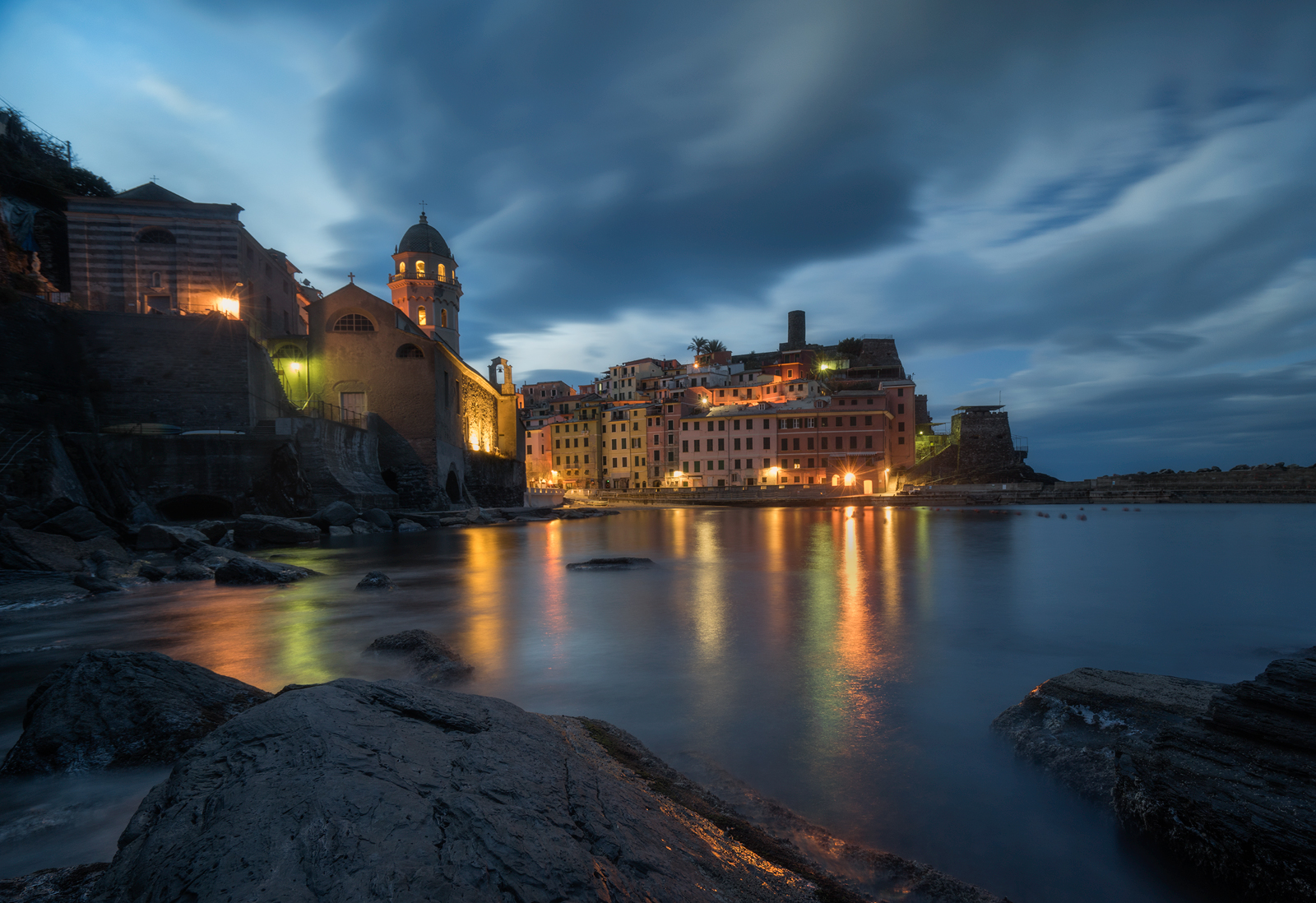 Vernazza Blue Hour