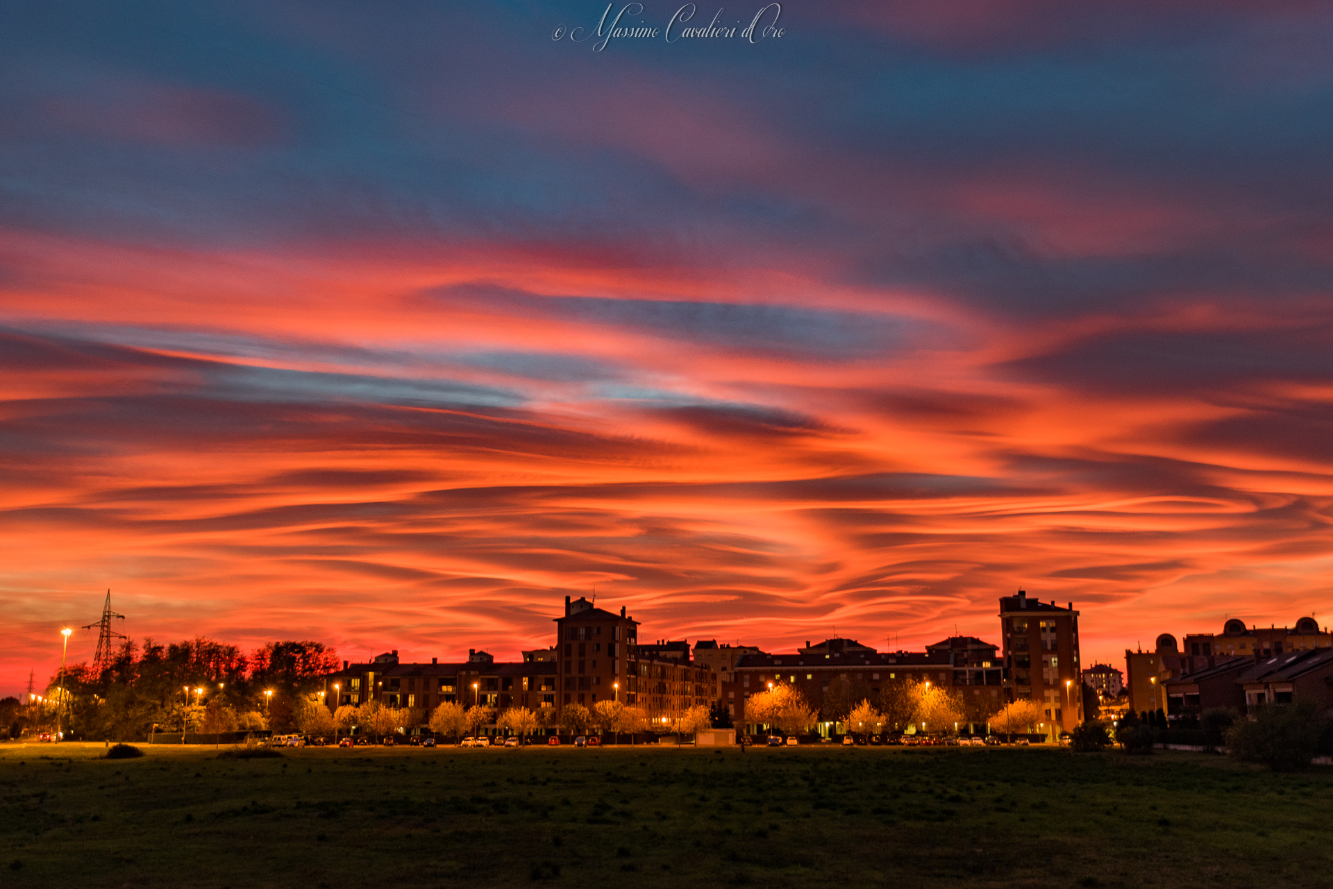 Tramonto a Bollate (mi)