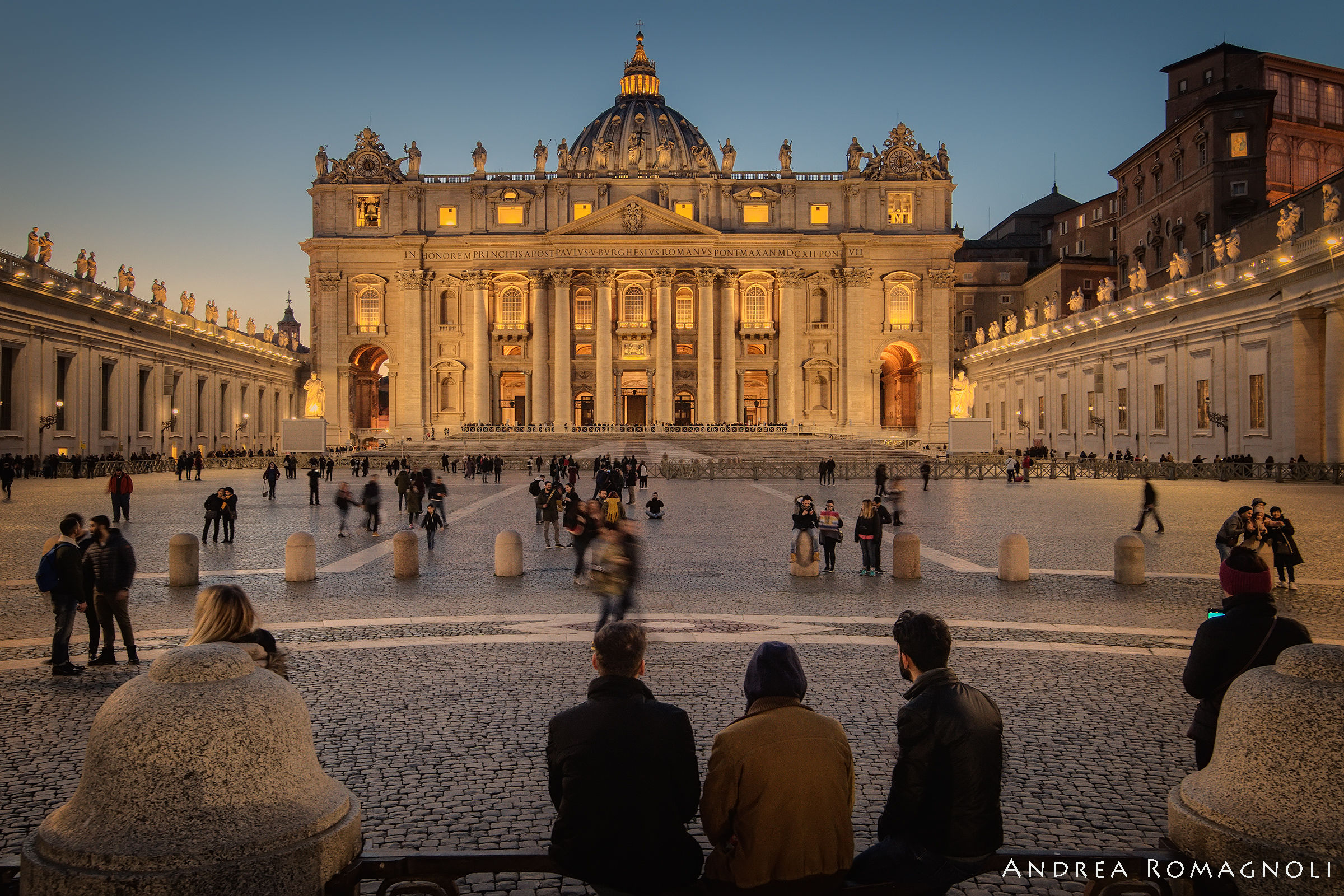 How beautiful you are Rome when it's sunset ...