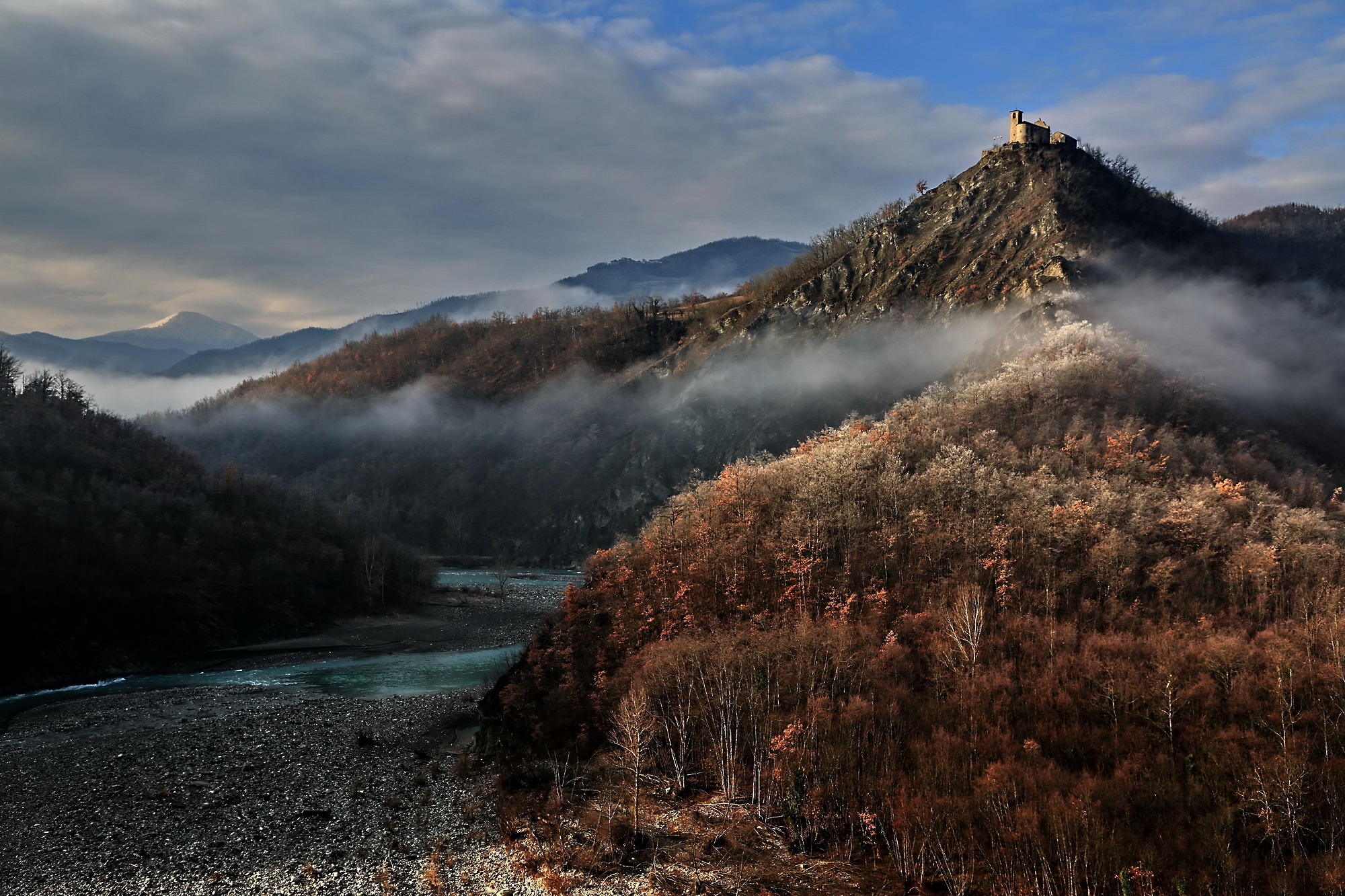 magica mattina sul trebbia