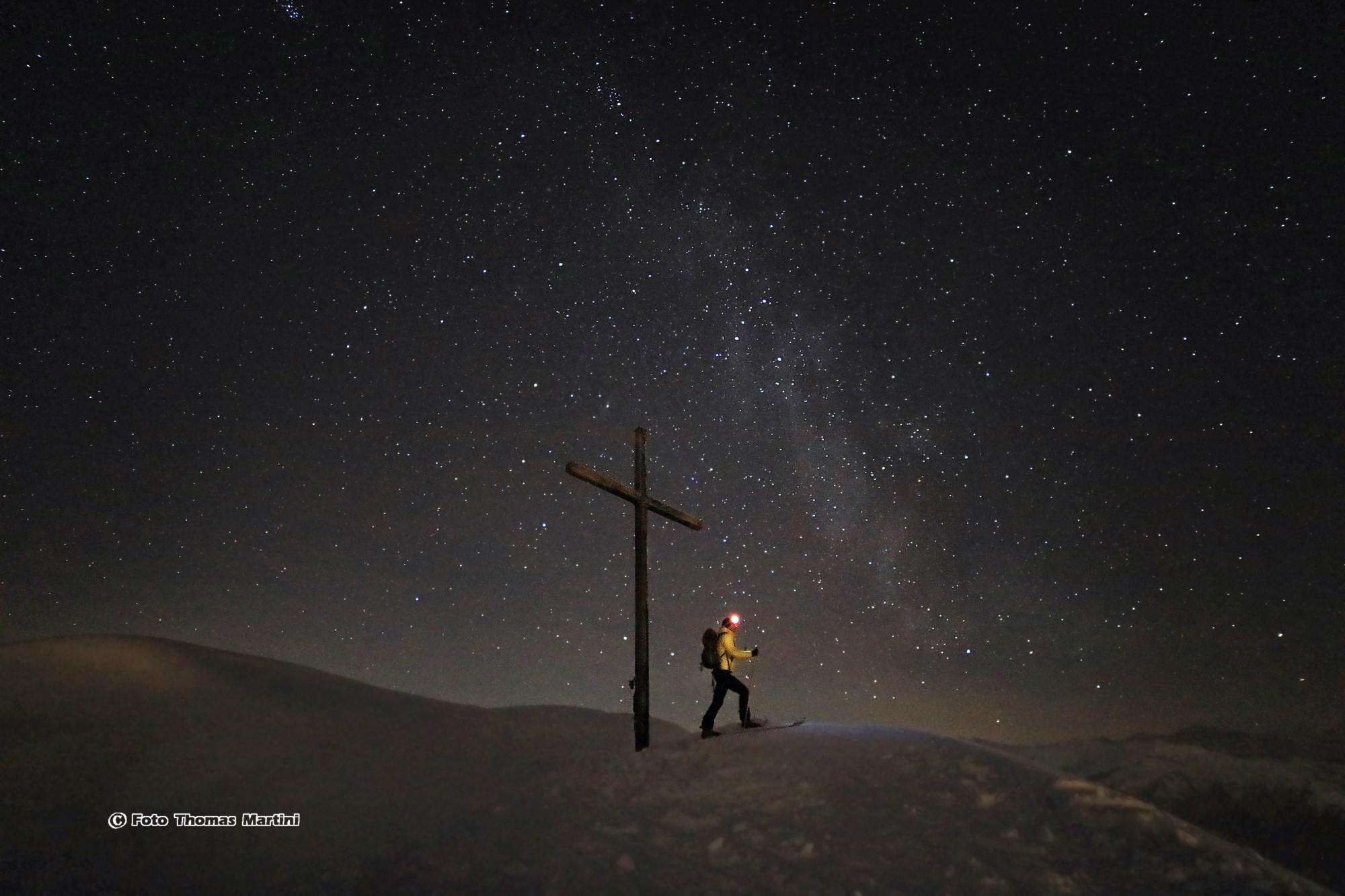 Scialpinismo sotto le stelle