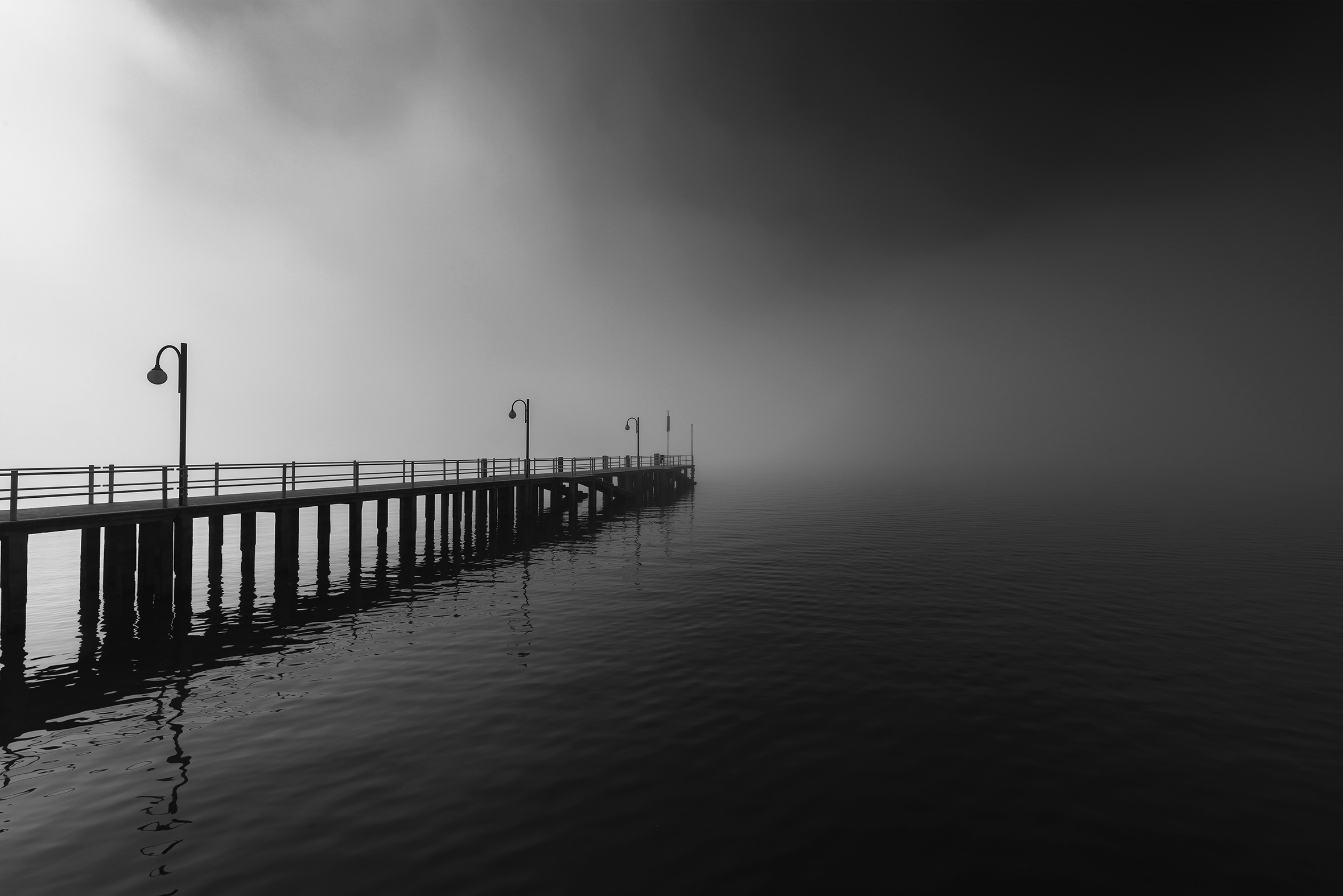 Bridge in the fog