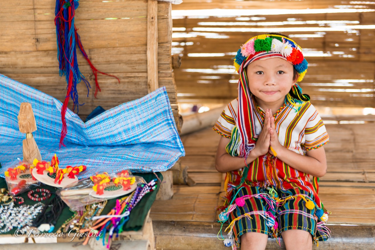 Bimba in a Village of Northern Thailand
