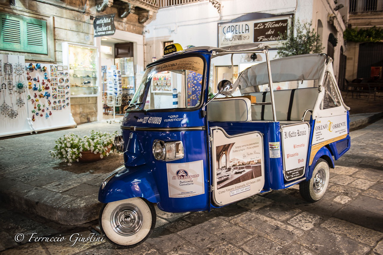 Motor vehicle in Ostuni