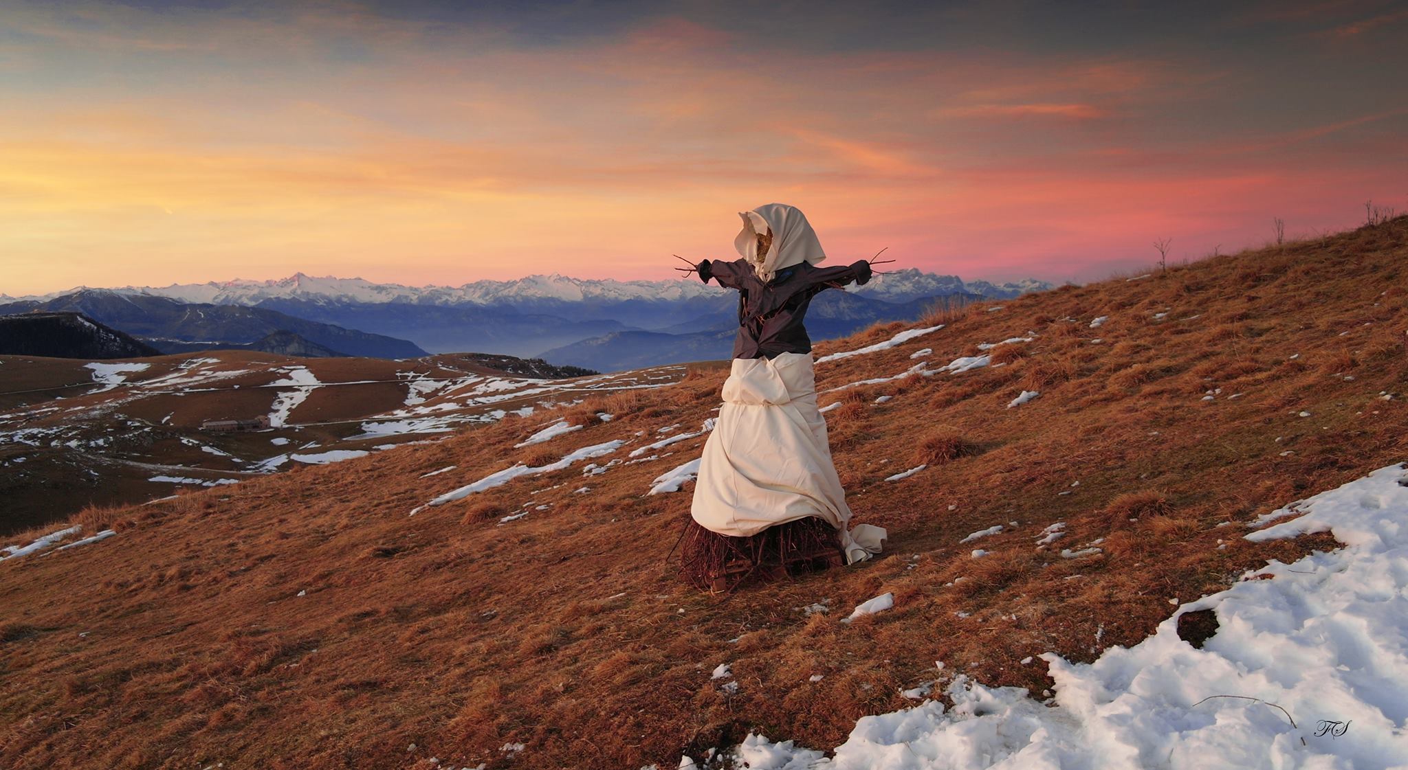 Magica Lessinia al tramonto