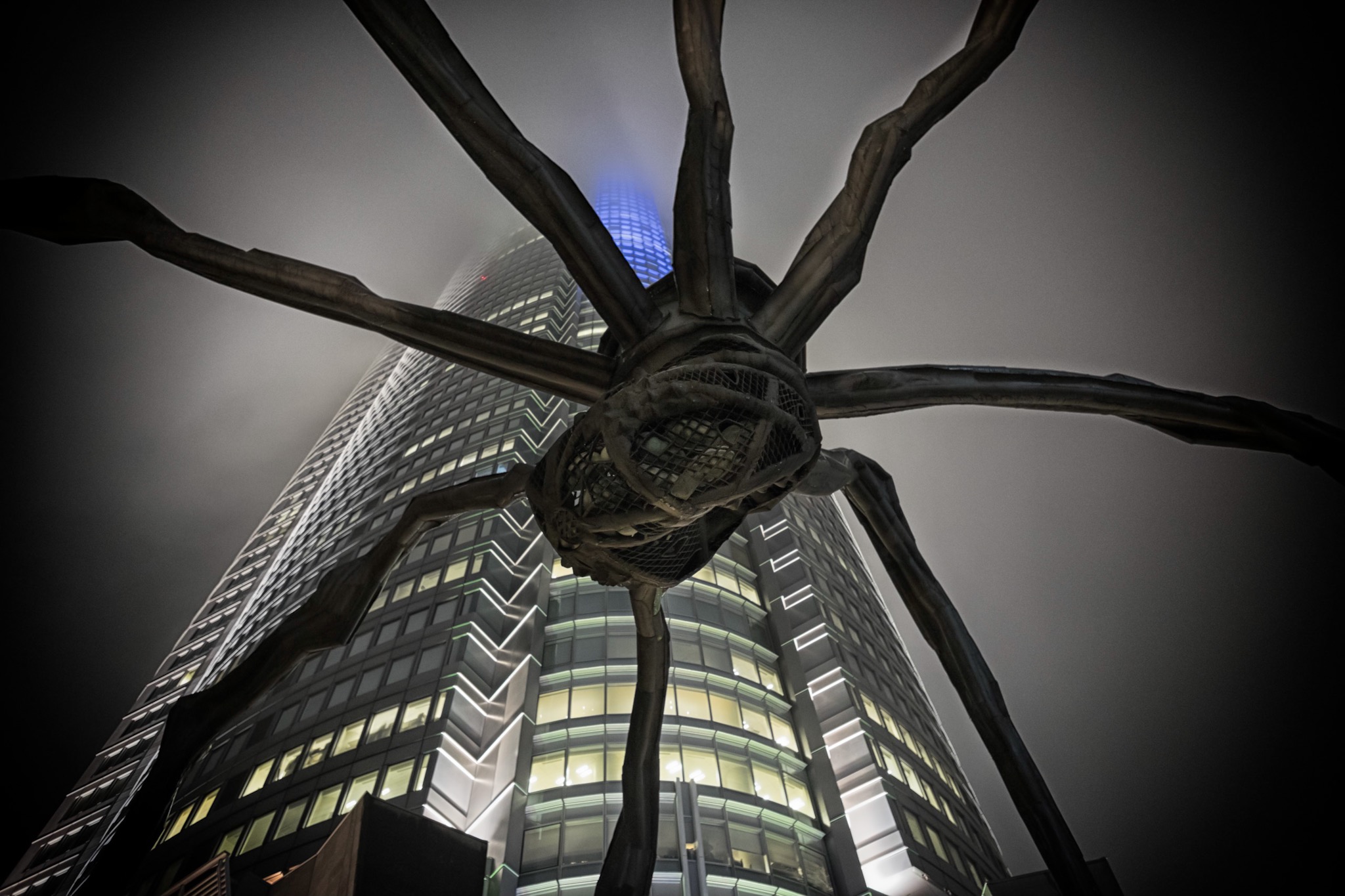 Spiders invasion at Roppongi Hill Tokyo