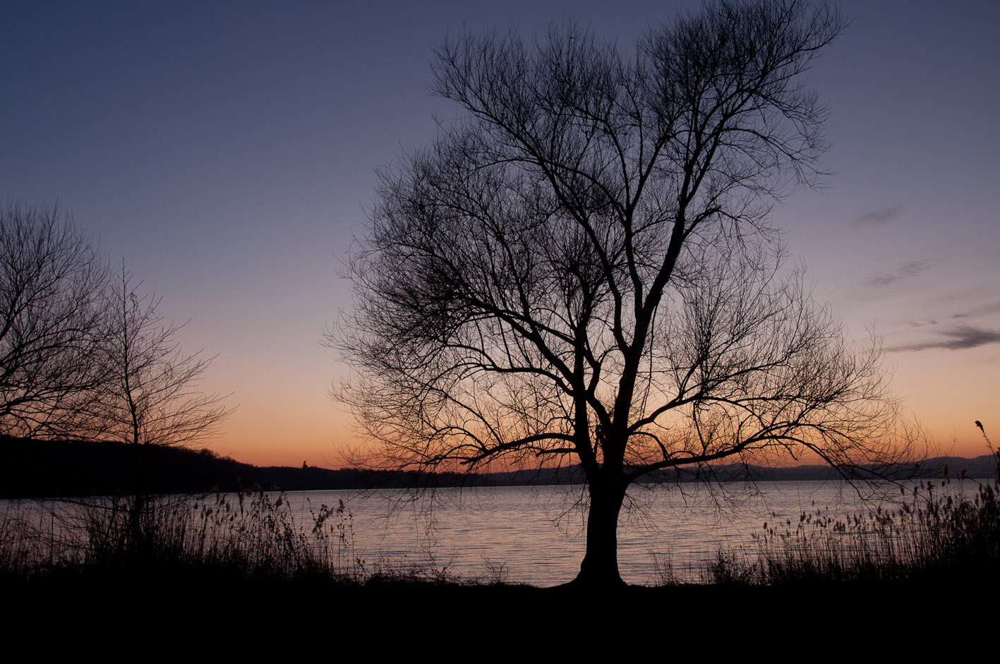 Tramonto sul Trasimeno