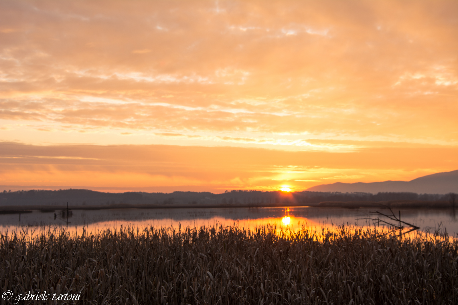 Tramonto al Padule