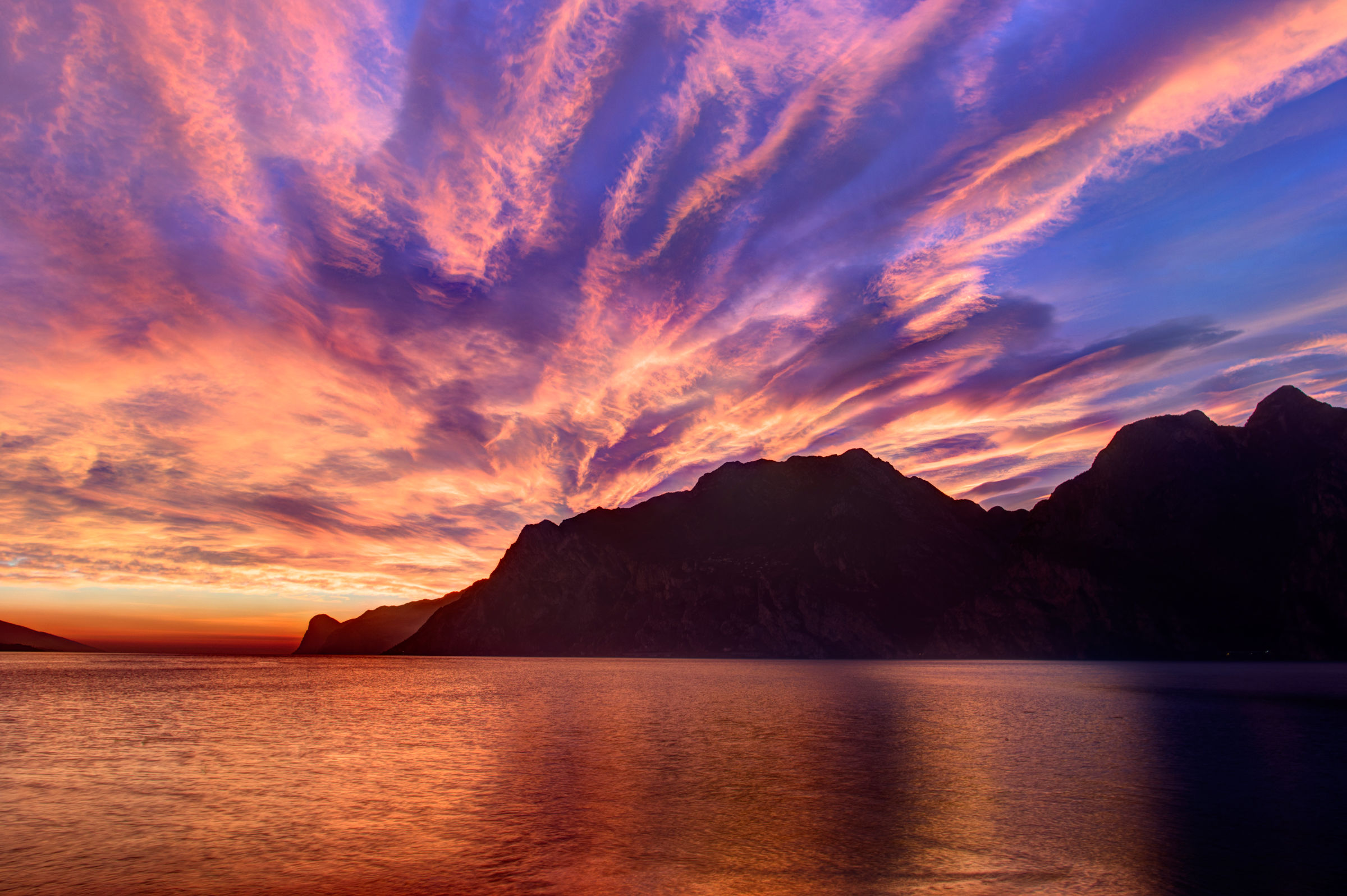 Tramonto sul Lago di Garda