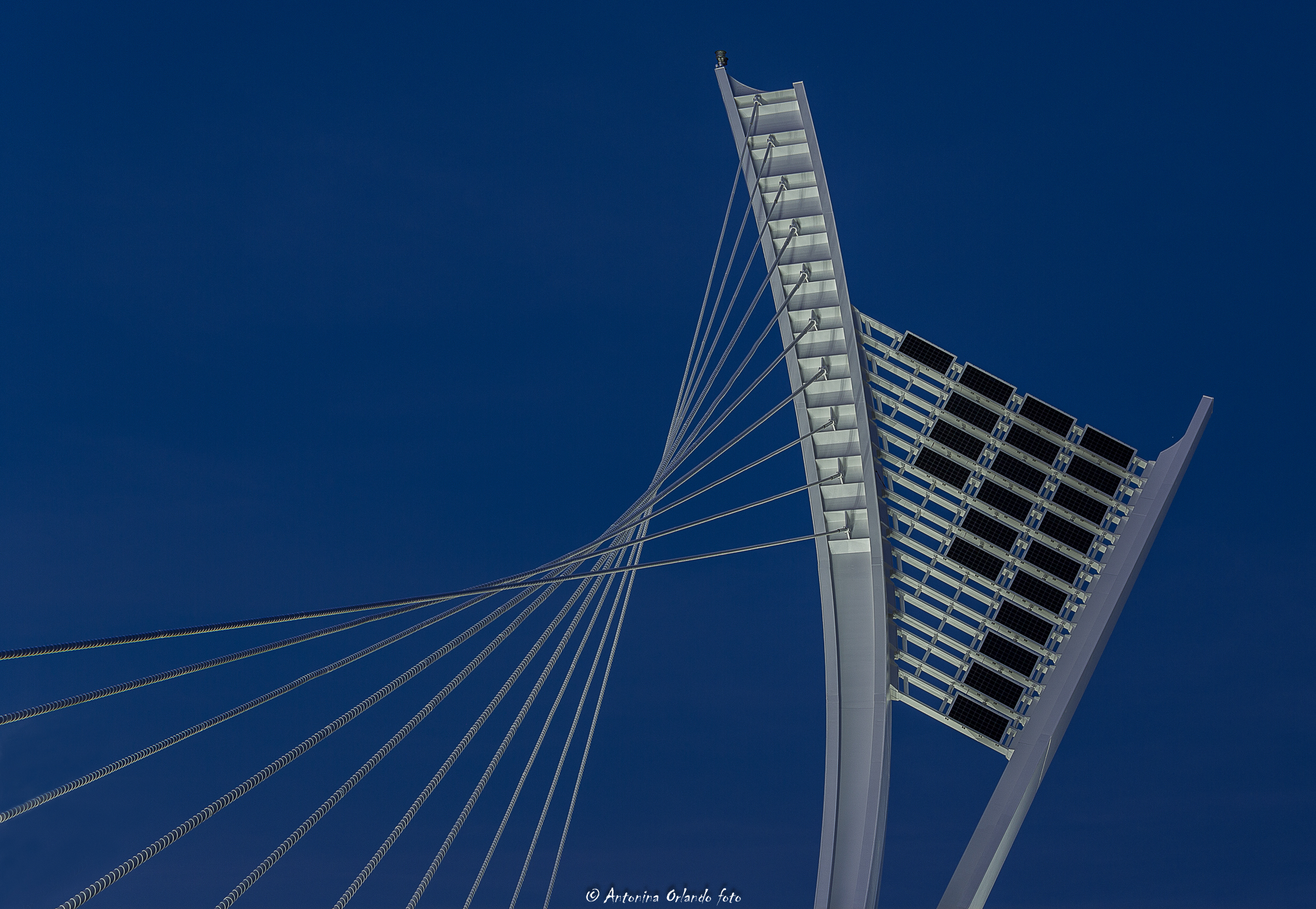 Particolare del ponte Flaiano.