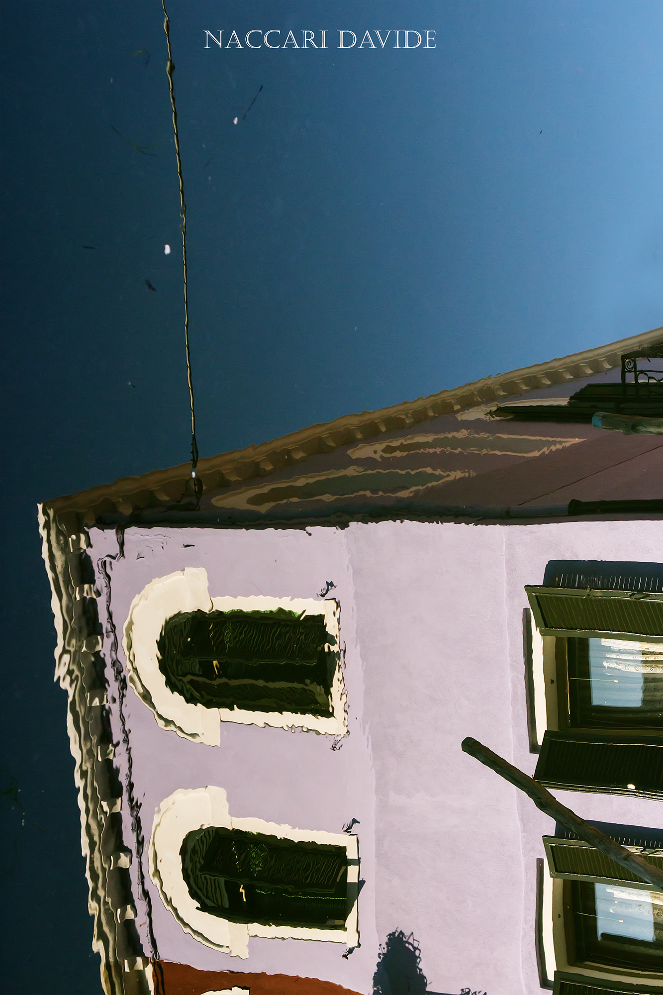 Hanging from a thread.