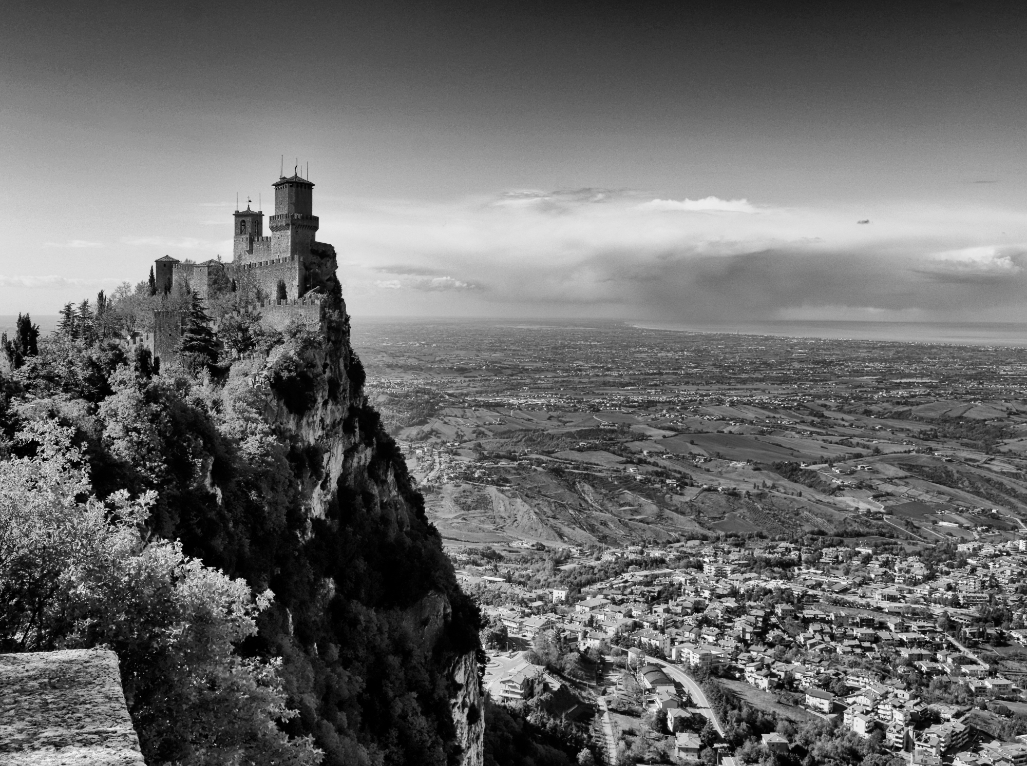san marino vista dalla rocca