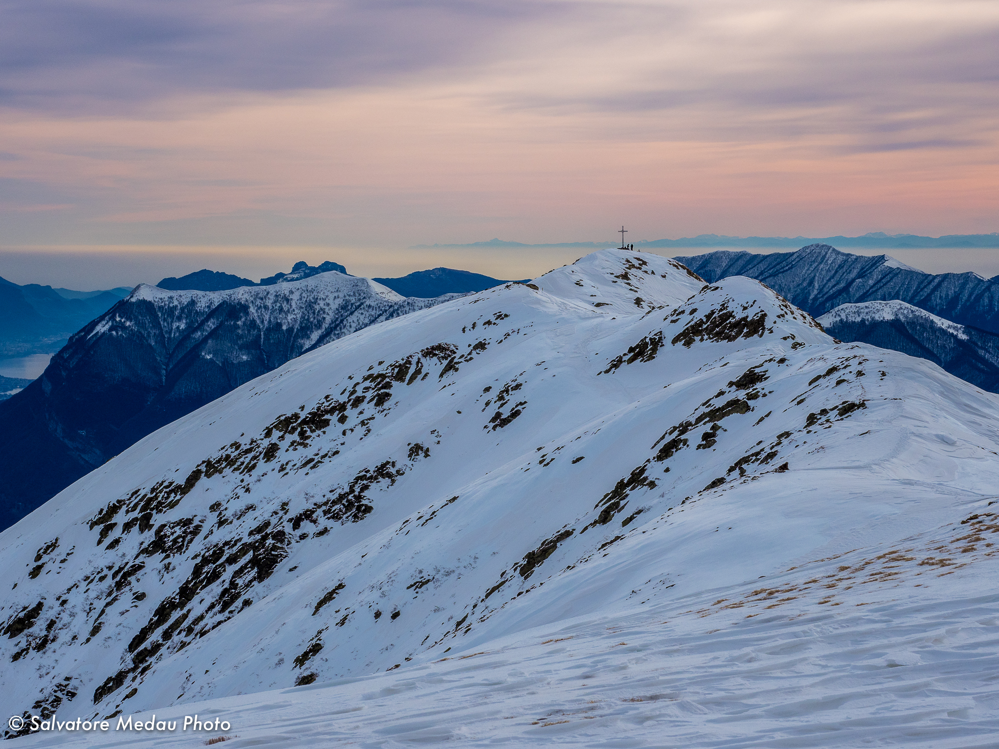 On the border line, Italy and Switzerland