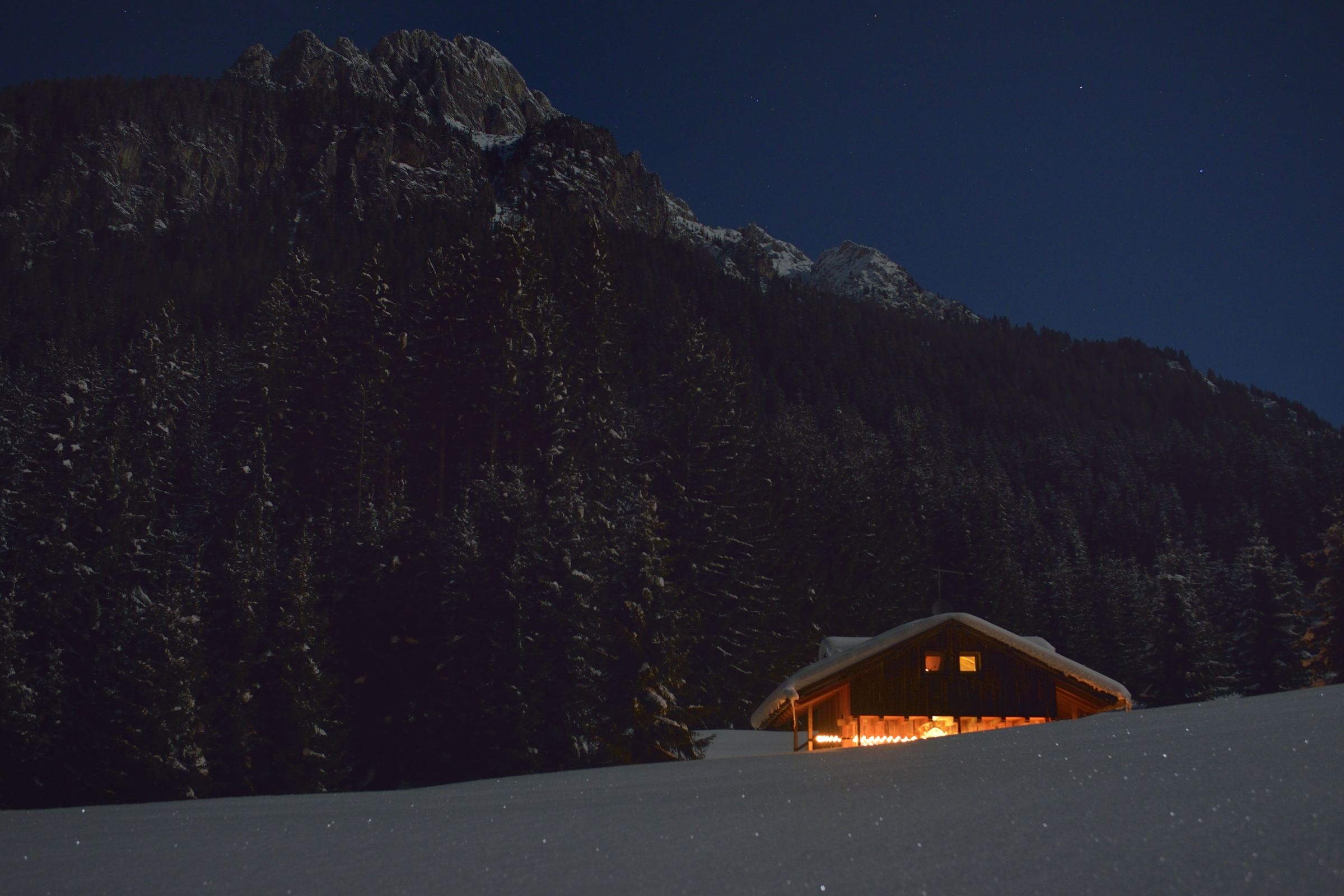 night on Mount Ferro