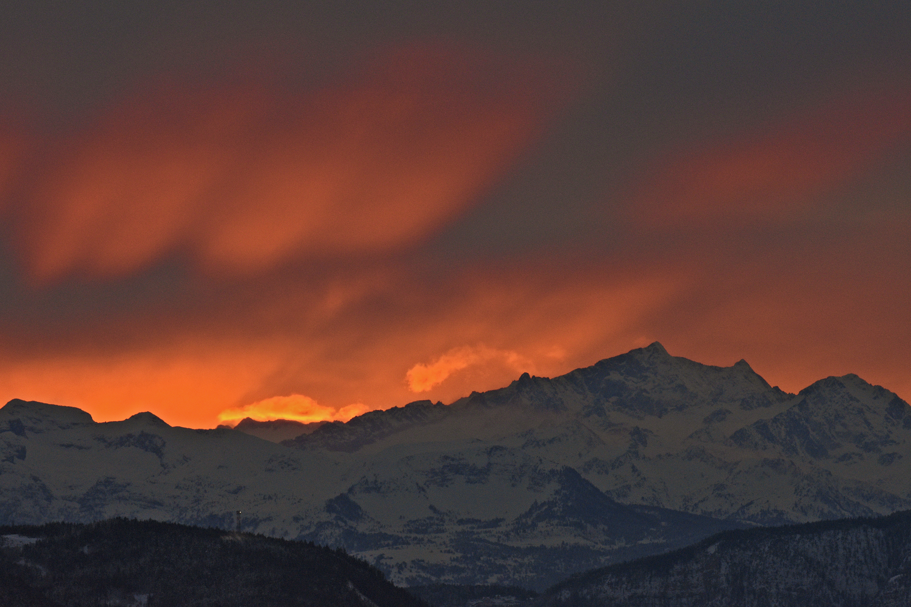 Sunset in Tentino Alto Adige