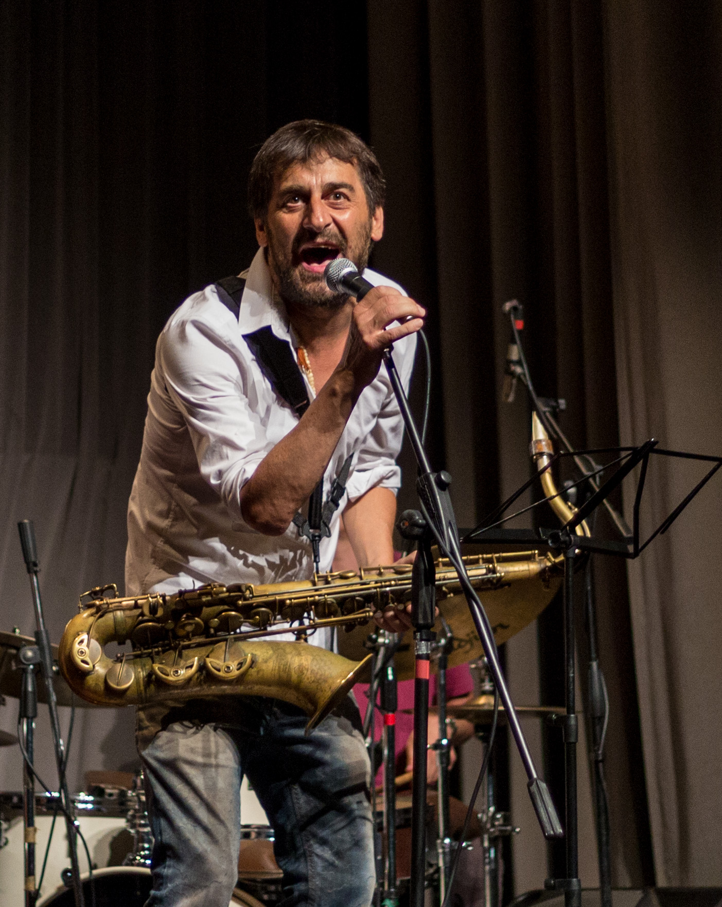 Francesco Bearzatti, sax