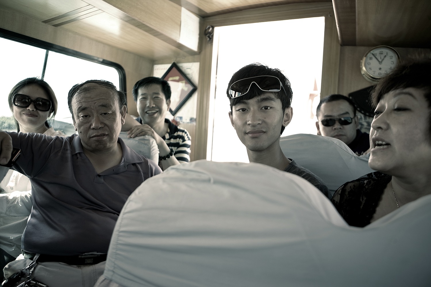 Boat on the Ussuri river, between Heilongjian and Khabarovsk