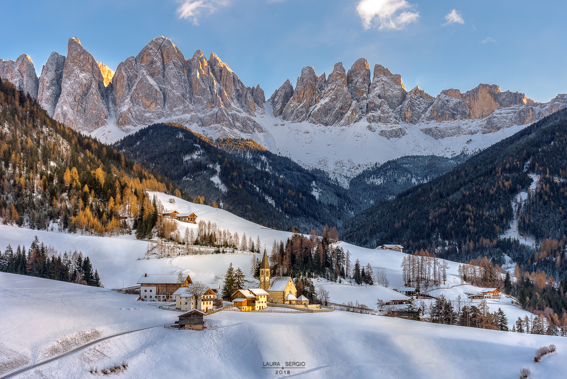 Warm light in a cold winter