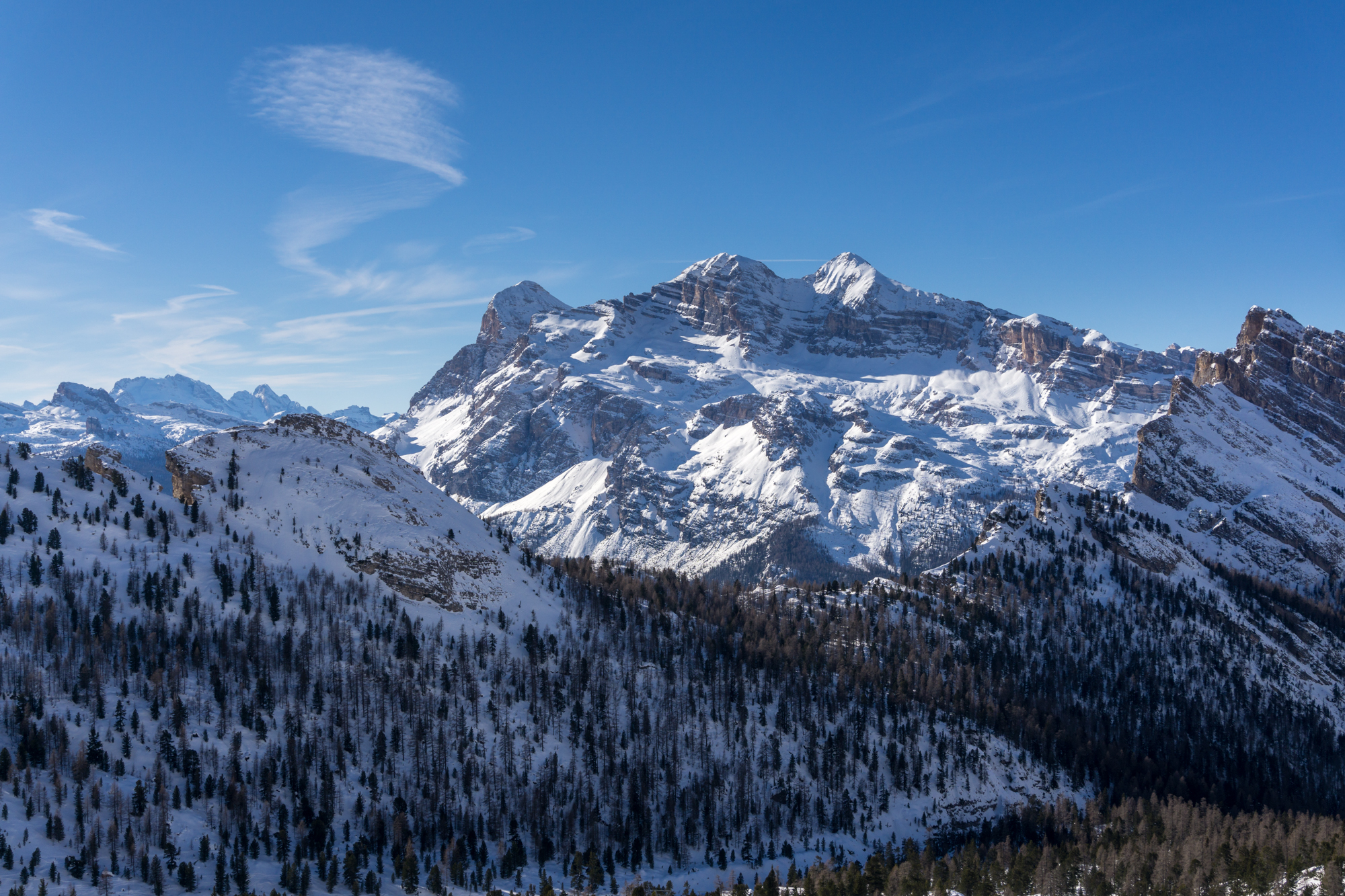 Panorama from the Cristallo