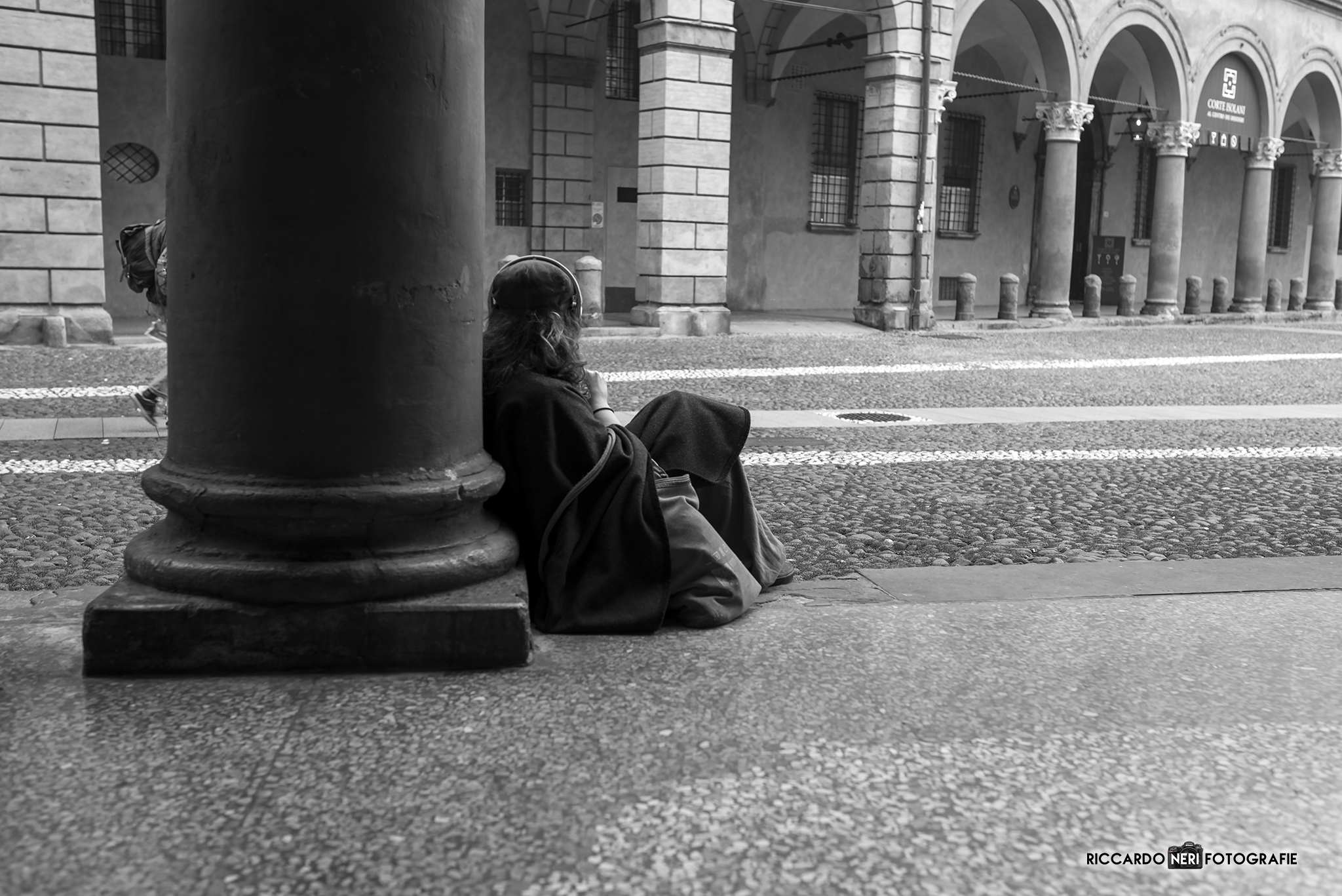 Relaxing after studying.