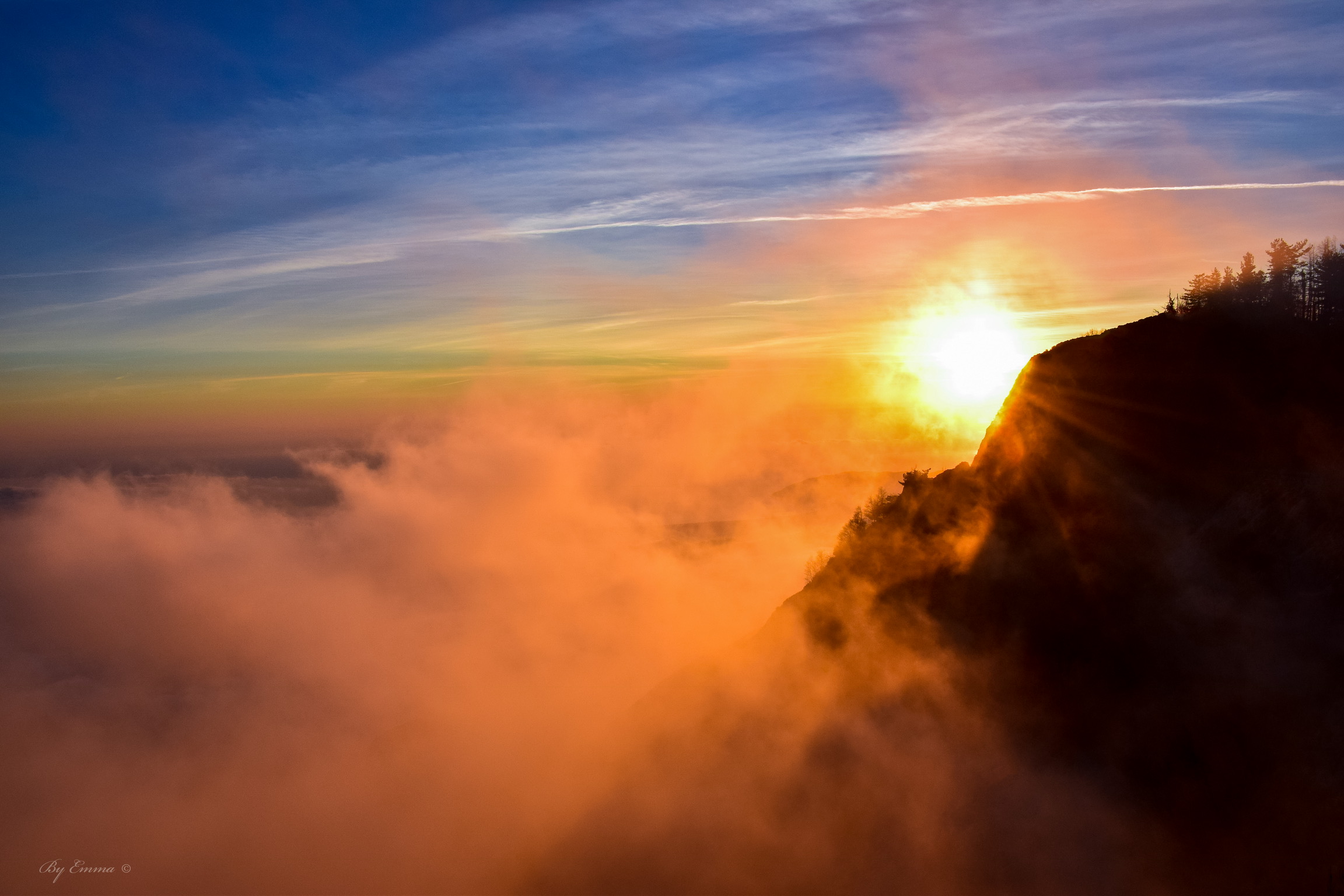 Sunset in Campocecina