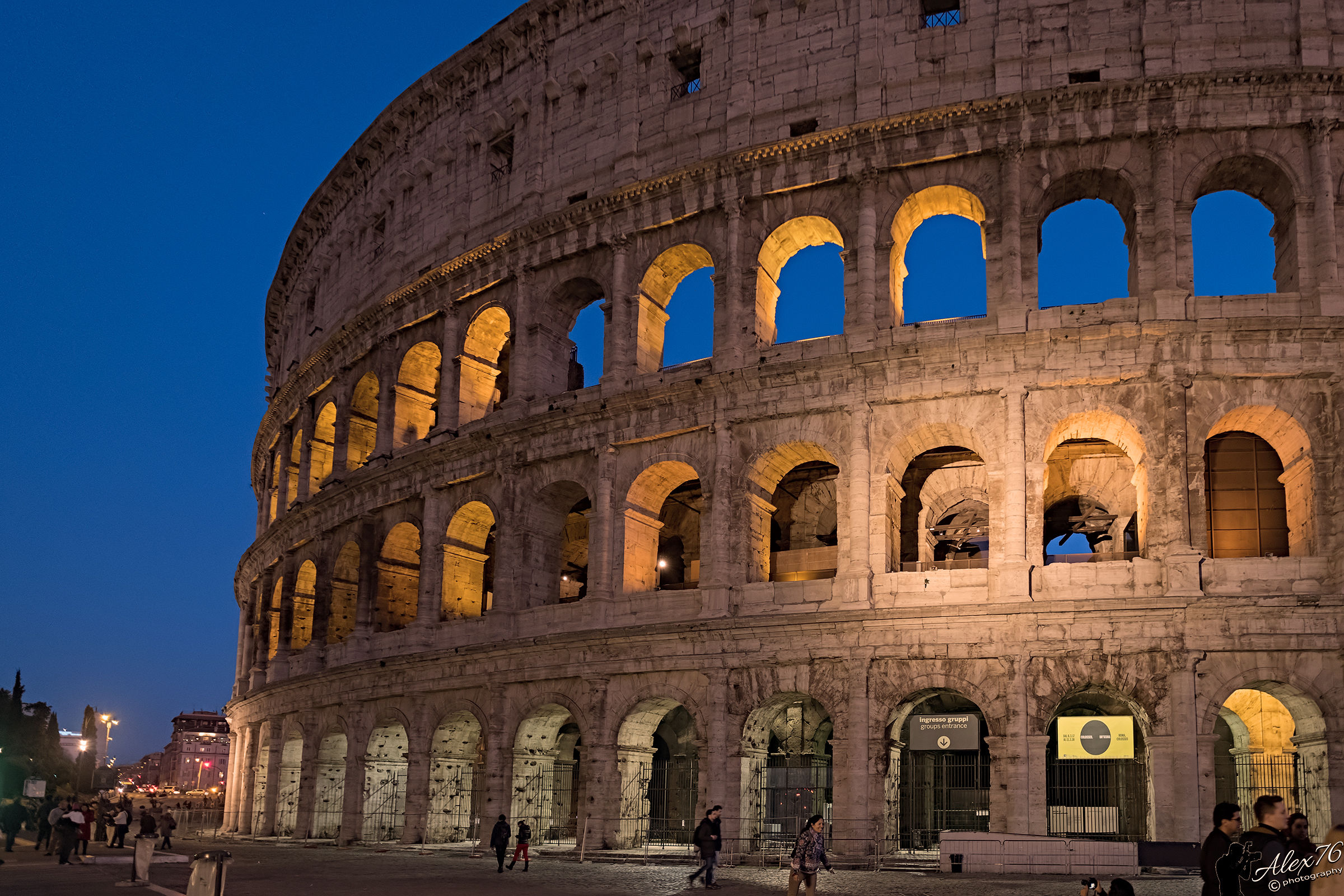 Il Colosseo (ora blu)