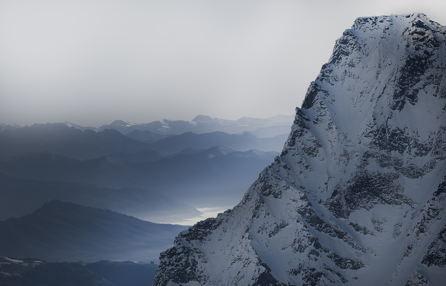 North ridge of the Tagliaferro